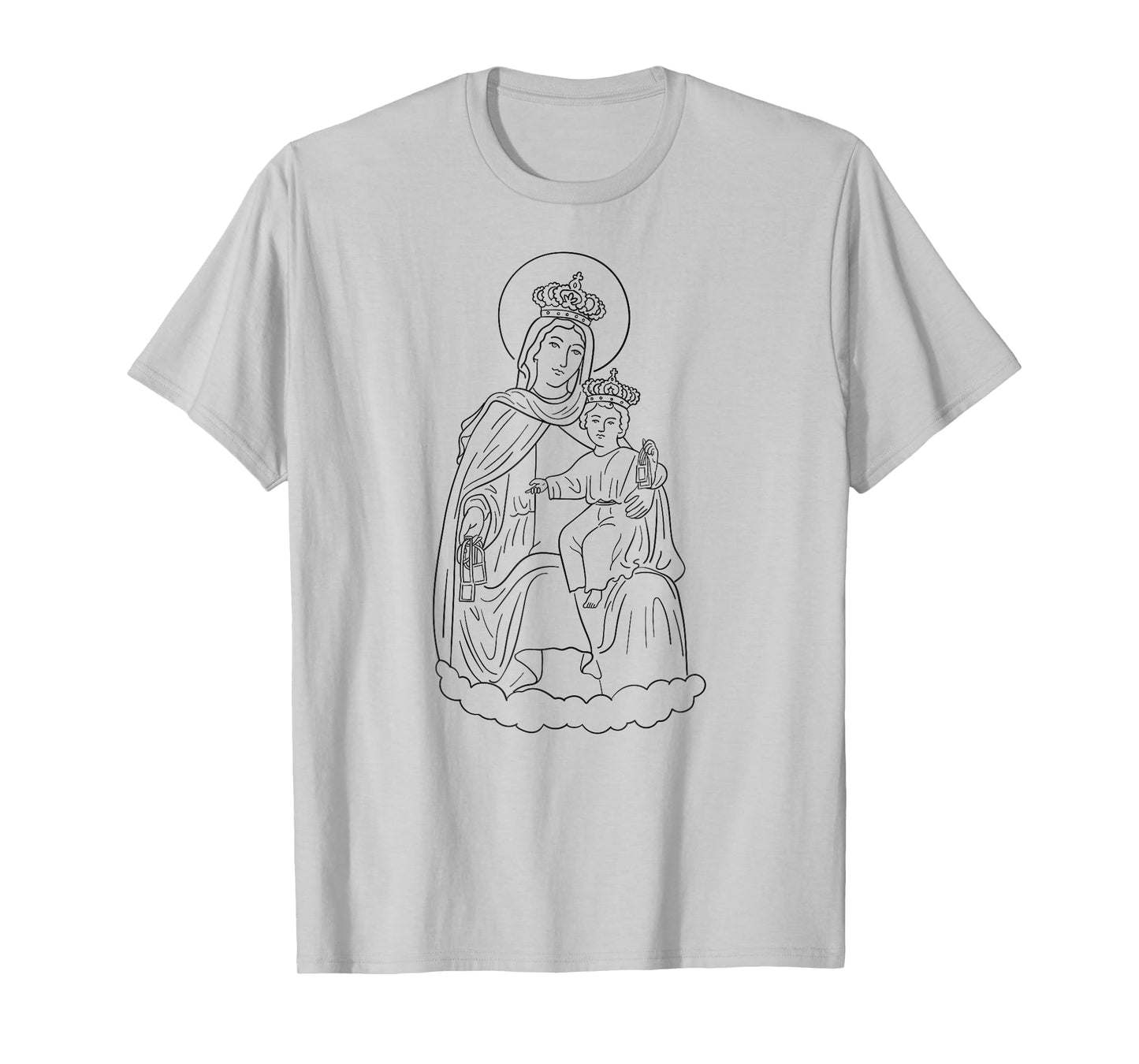 Lady of Mount Carmel - Virgin of Carmel - Virgen del Carmen T-Shirt