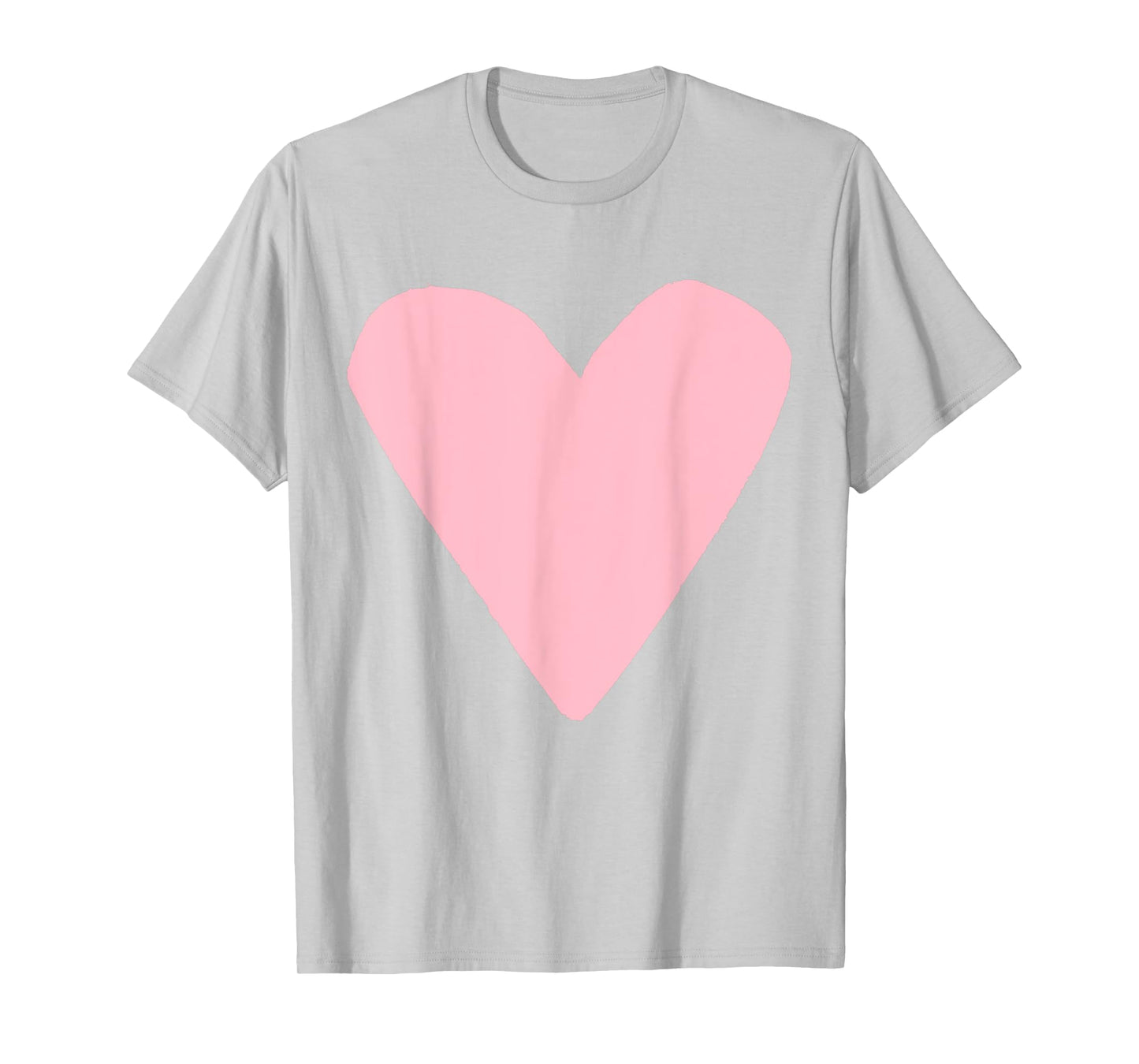 Light Pink Heart Orange T-Shirt