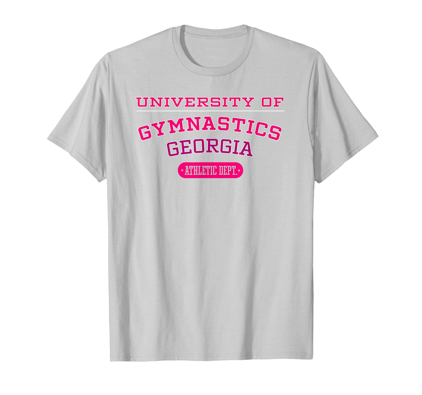 University of Gymnastics GEORGIA Athletic Dept. T-shirt T-Shirt