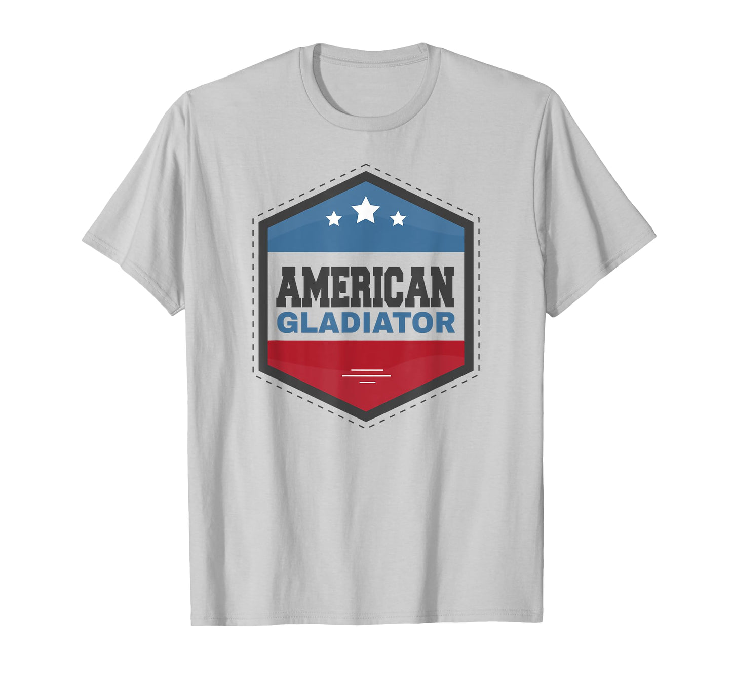 American Gladiator USA flag gym sports quote humor T-Shirt