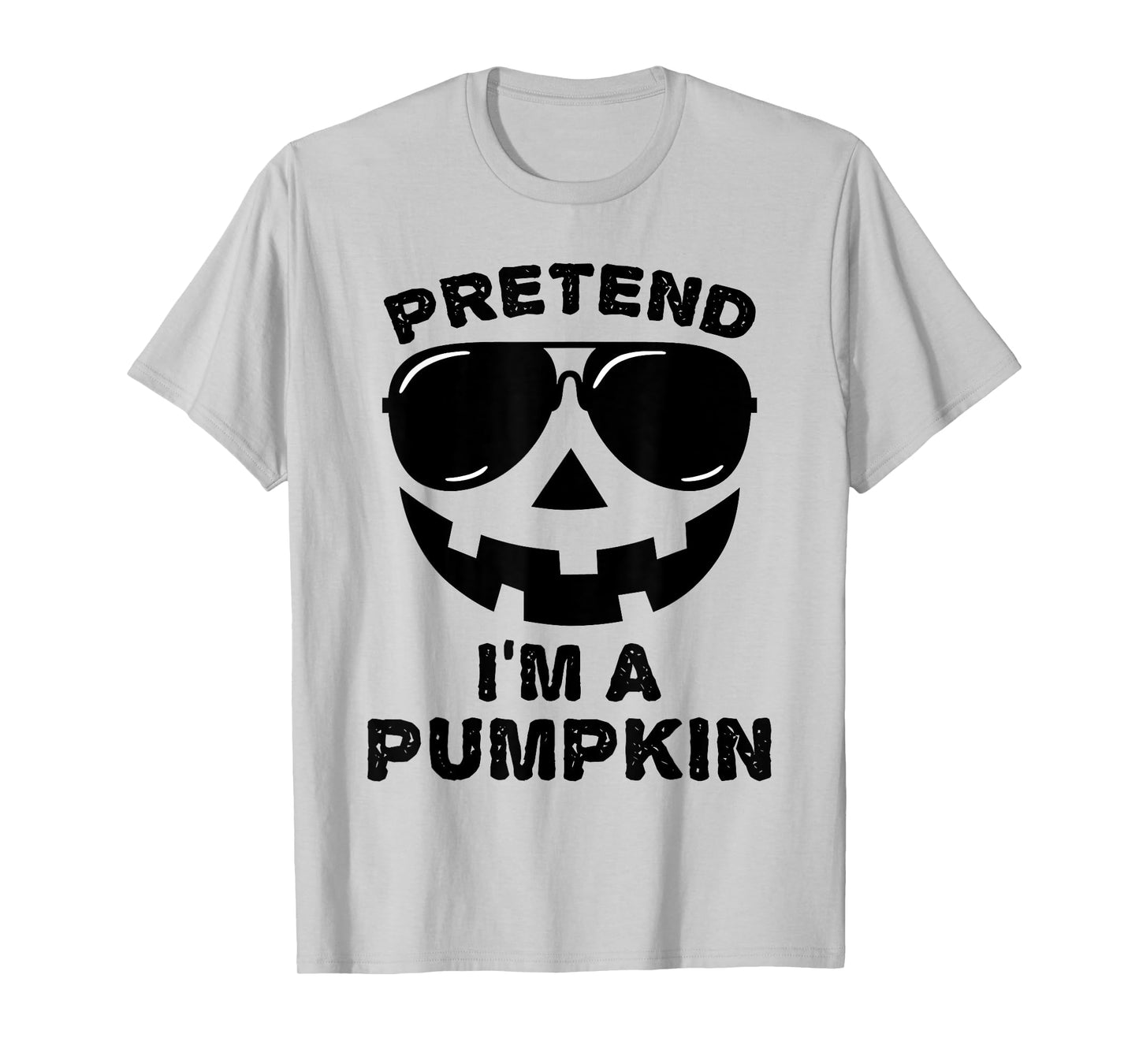 Pretend I'm A Pumpkin Halloween Costume Couples Matching T-Shirt