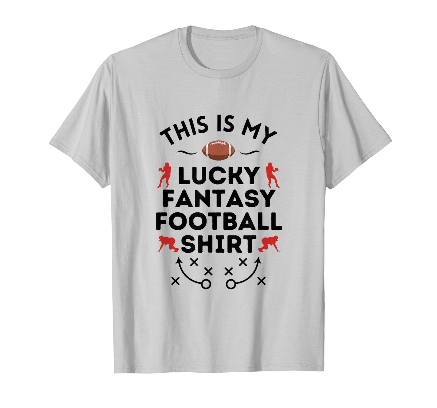This Is My Lucky Fantasy Football Shir - Football Humor T-Shirt