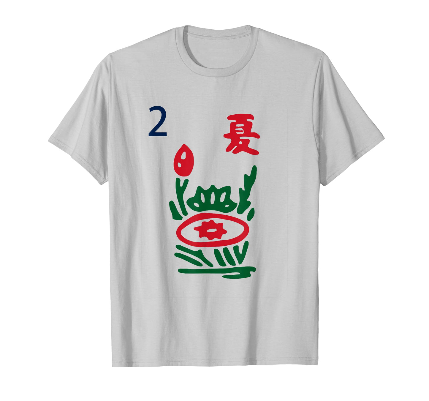 Chinese Mah Jong Seasons Summer Tile Mahjong Costume T-Shirt