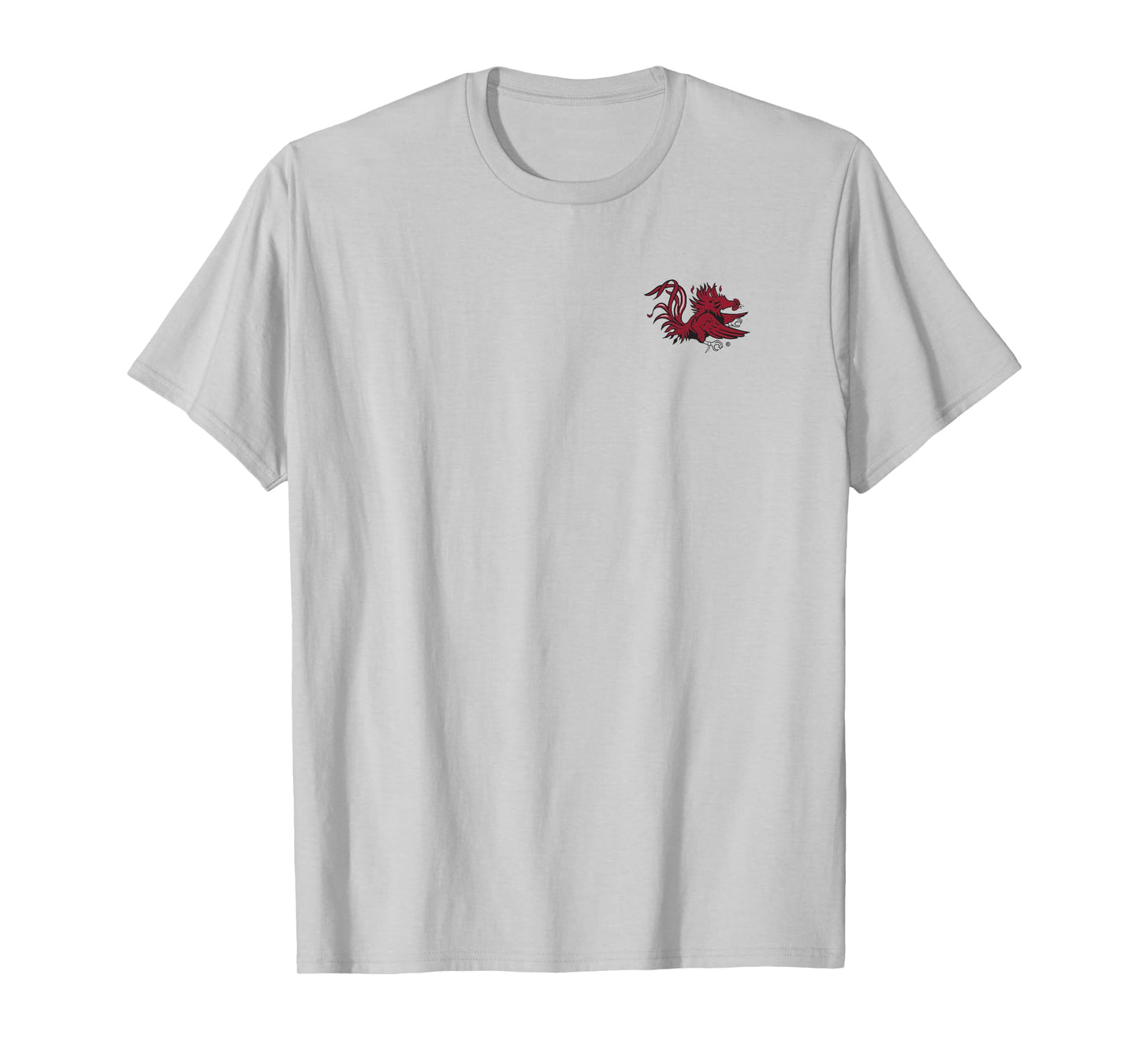 South Carolina Gamecocks Icon Front/Back White T-Shirt