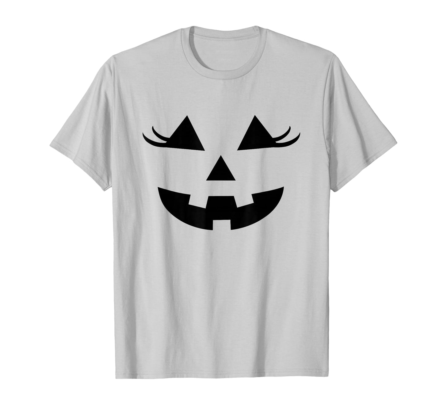 Pumpkin Lashes for Pink Halloween Vibe Jack O Lantern Face T-Shirt