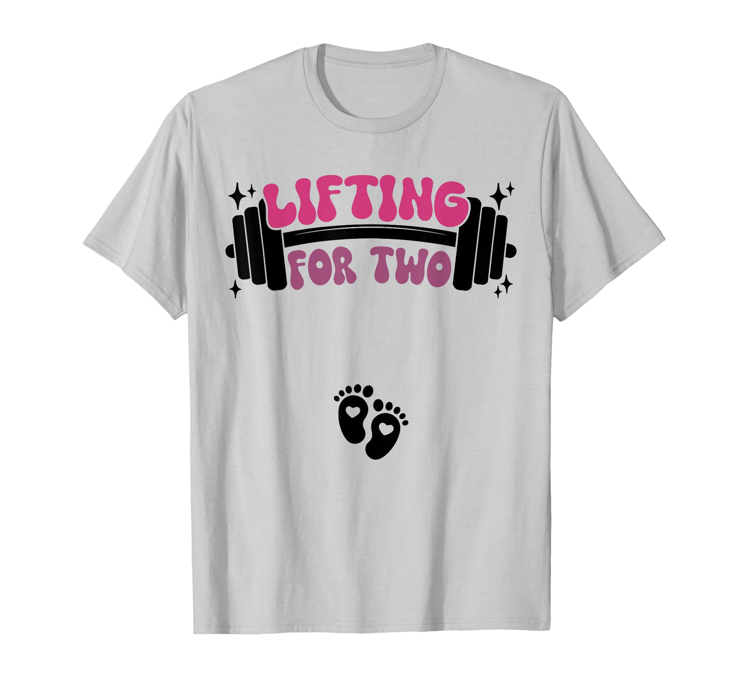 Lifting For Two Baby Pregnancy Workout Pregnant Women T-Shirt