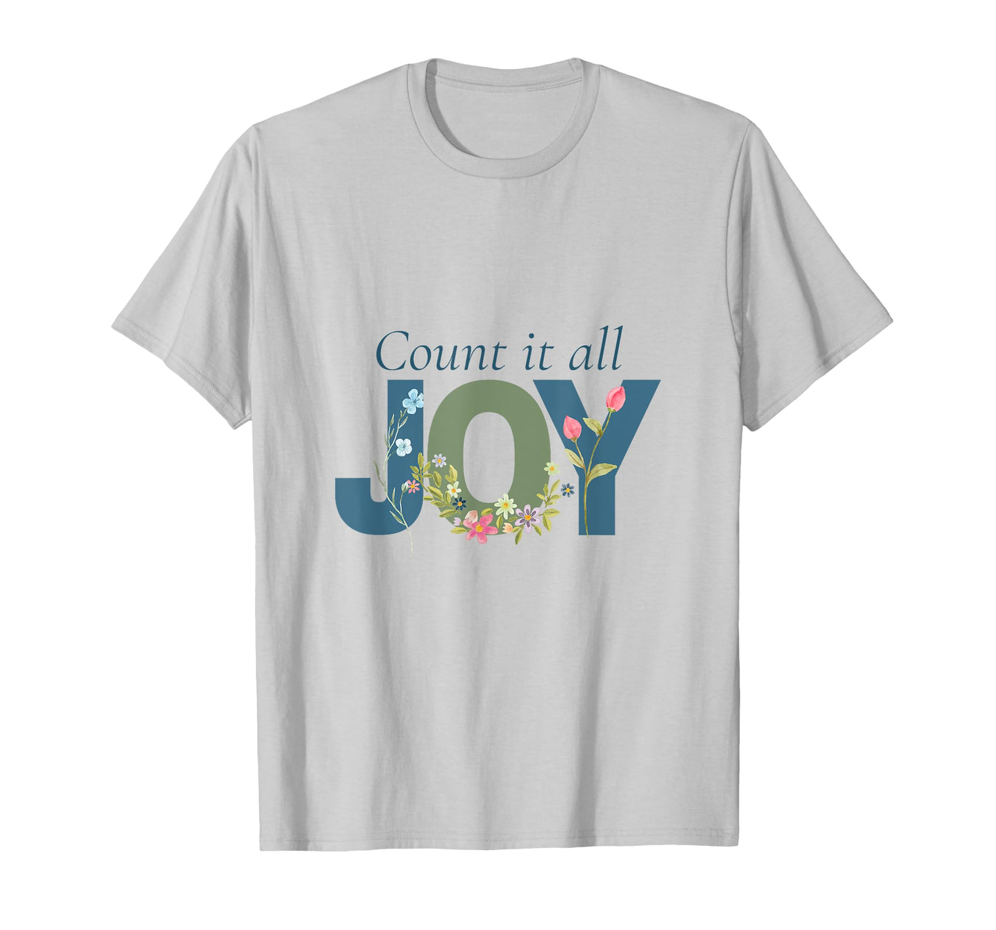 Count It All Joy James Jesus Women Inspirational Bible T-Shirt