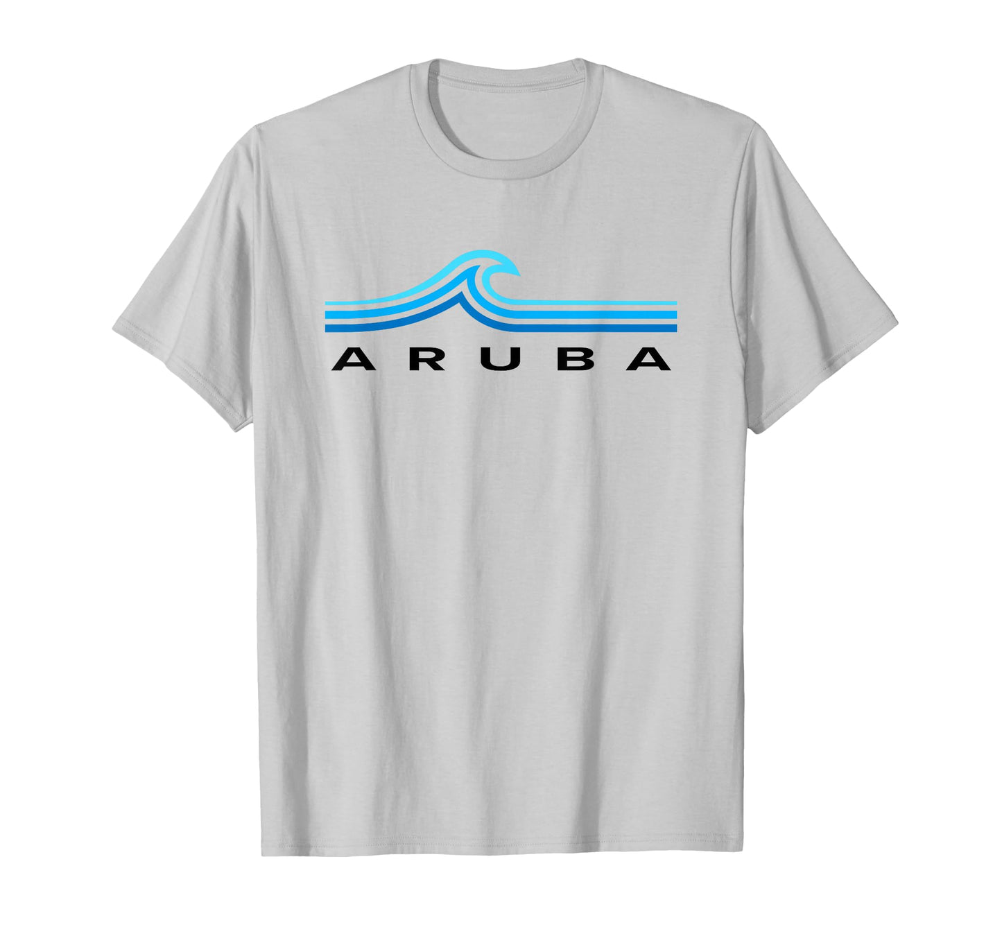 Vintage Aruba Souvenir Mens Womens Girls Boys Waves Graphic T-Shirt