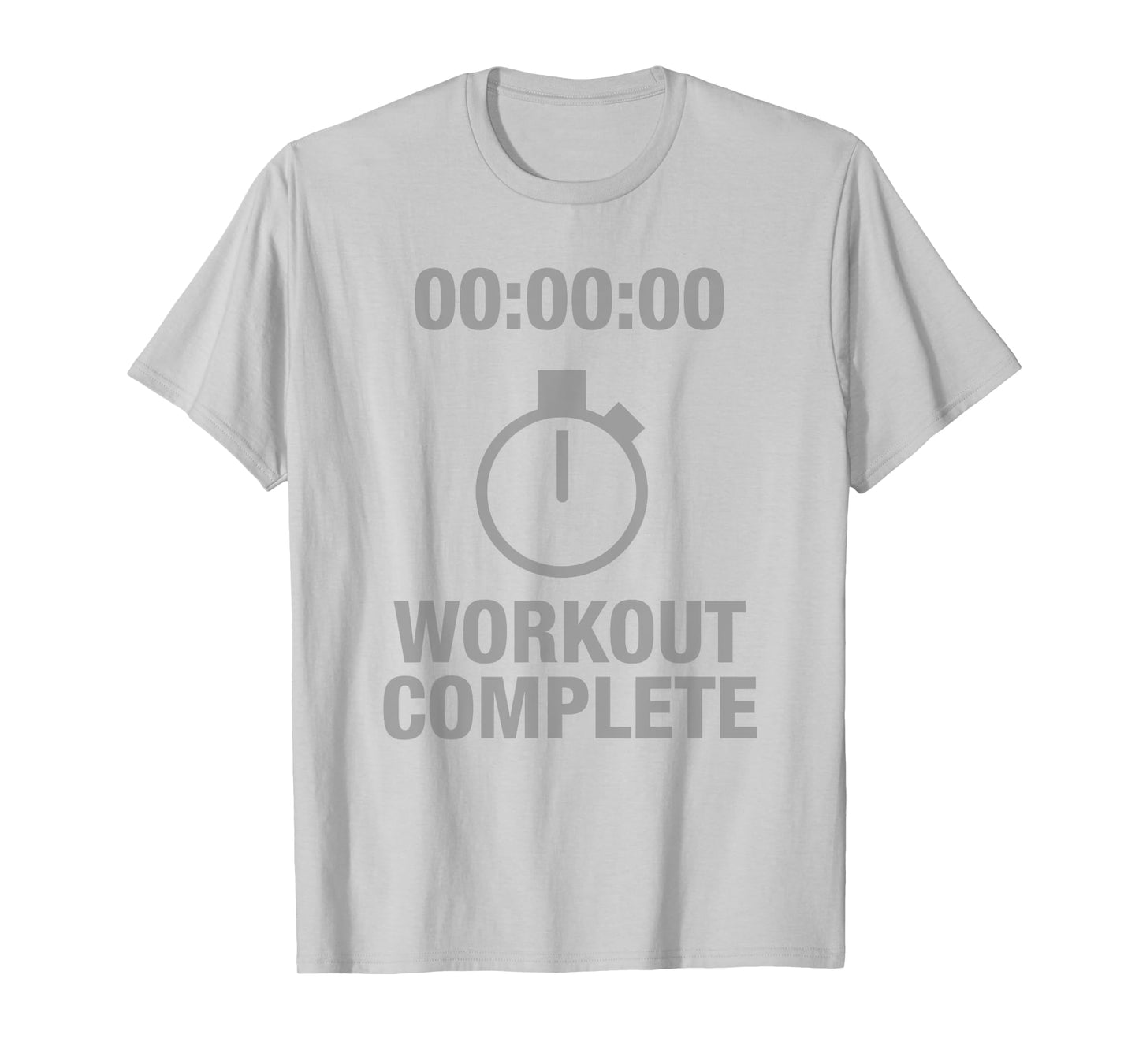 Sweat Activated Workout Prints Grey 3X-Large Classic Fit Round Neck Short Sleeve Cotton Sweat Activated Workout Shirts