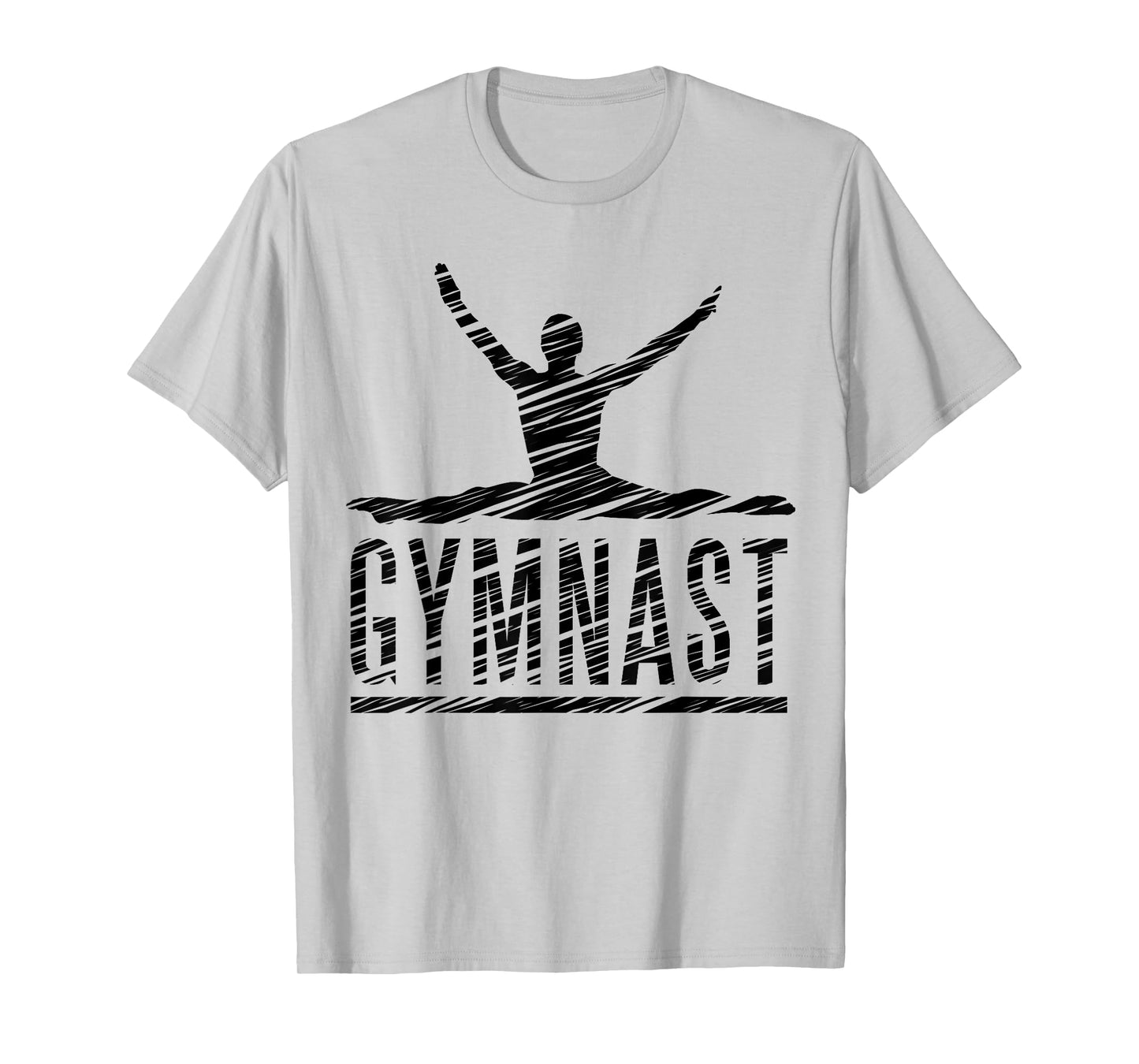 Gymnastics Fan Vintage Motif T-Shirt