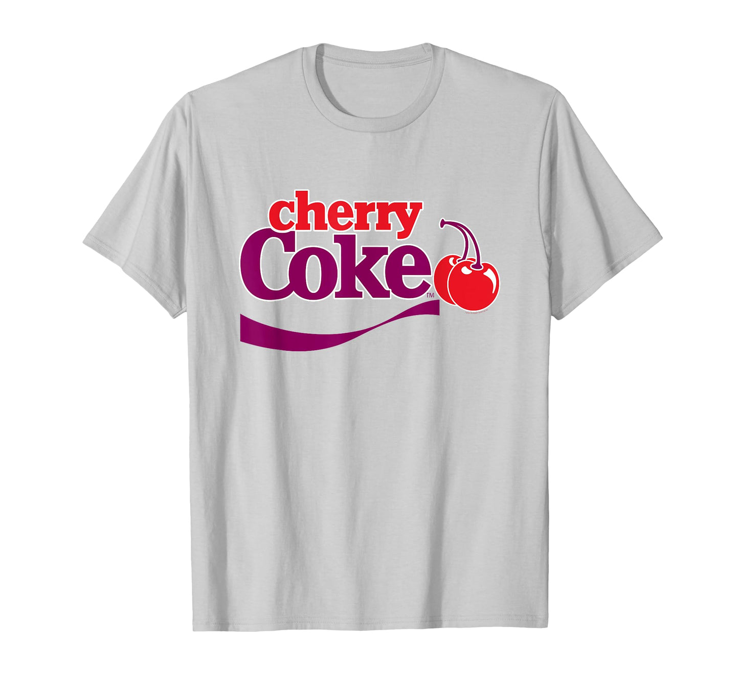 Coca-Cola Cherry Coke 90s Bold Purple Red Design T-Shirt