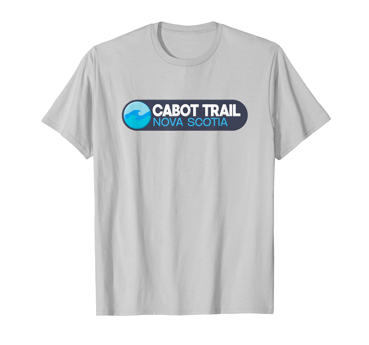 Cabot Trail Nova Scotia Logo Emblem - Cabot Trail Canada T-Shirt