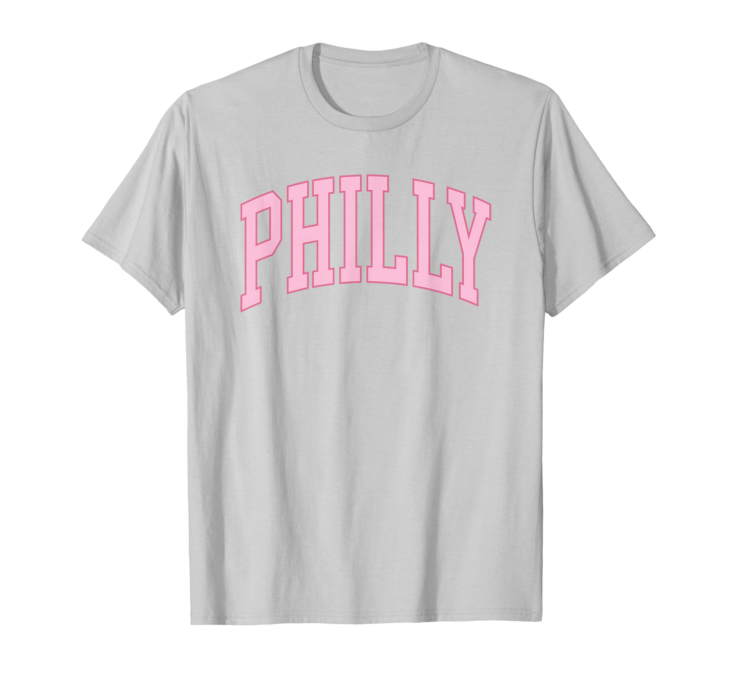 Philly Pink Retro Preppy throwback Philadelphia girls womens T-Shirt