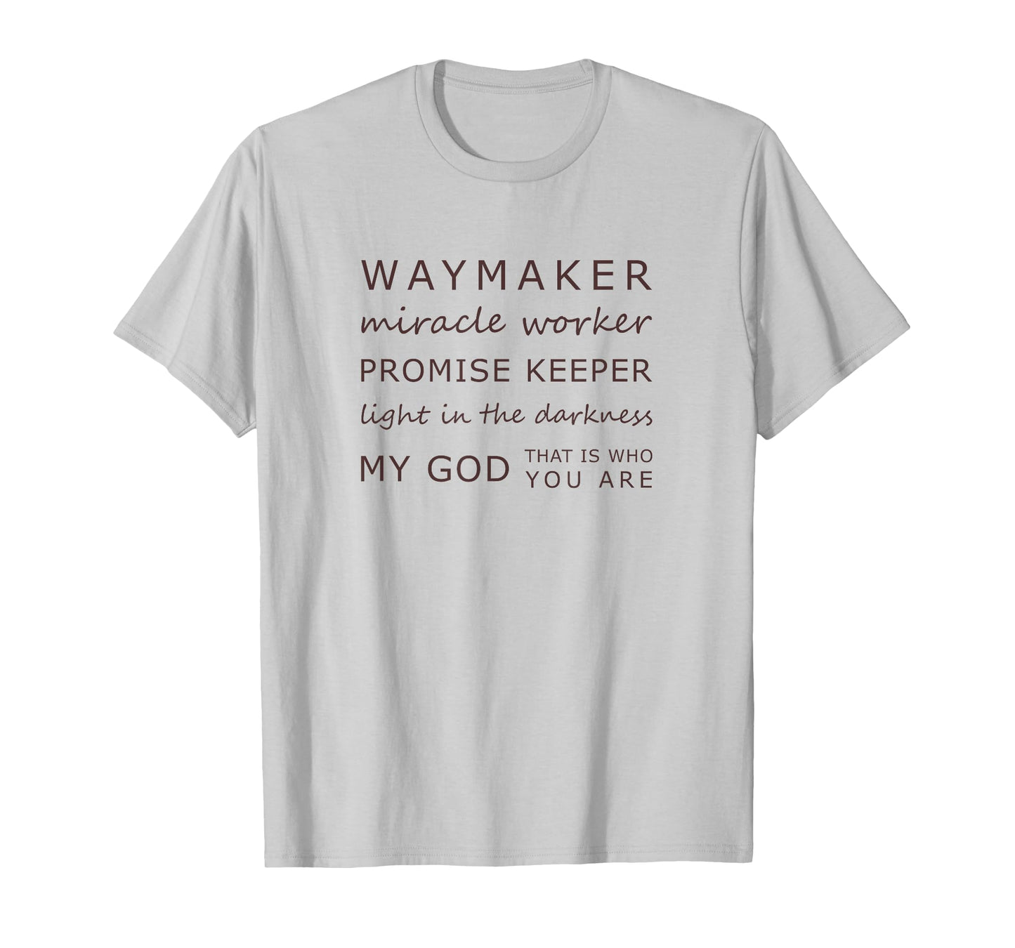 Promise Keeper Miracle Worker Waymaker Christian T-Shirt