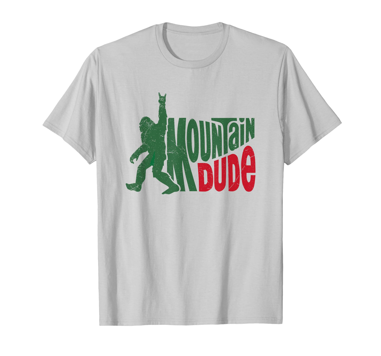 Mountain Dude Funny Bigfoot Sasquatch Hiking T-Shirt