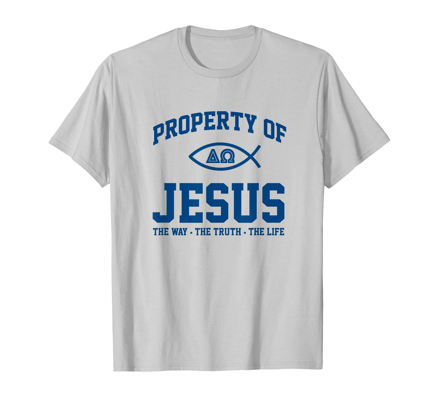 Christian Shirt - Property of Jesus Throwback Gym T-Shirt