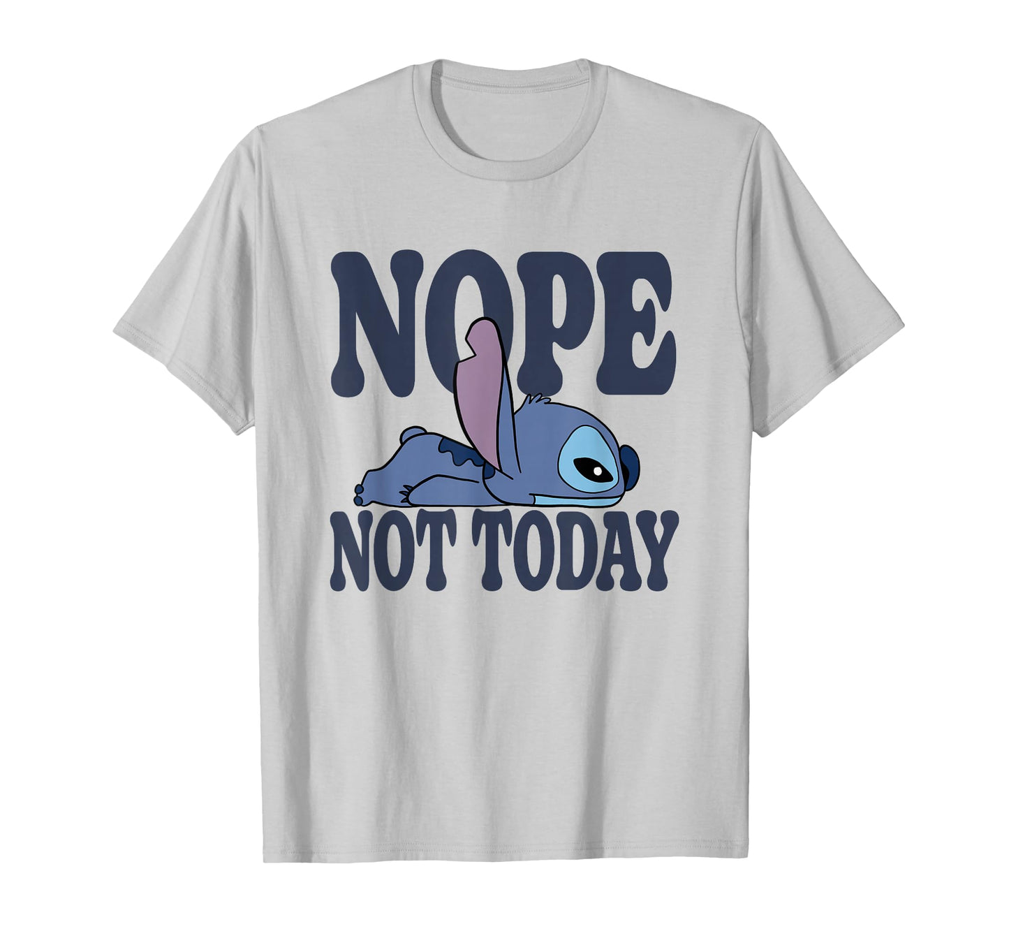 Disney Lilo & Stitch Nope Not Today Sleepy Stitch T-Shirt