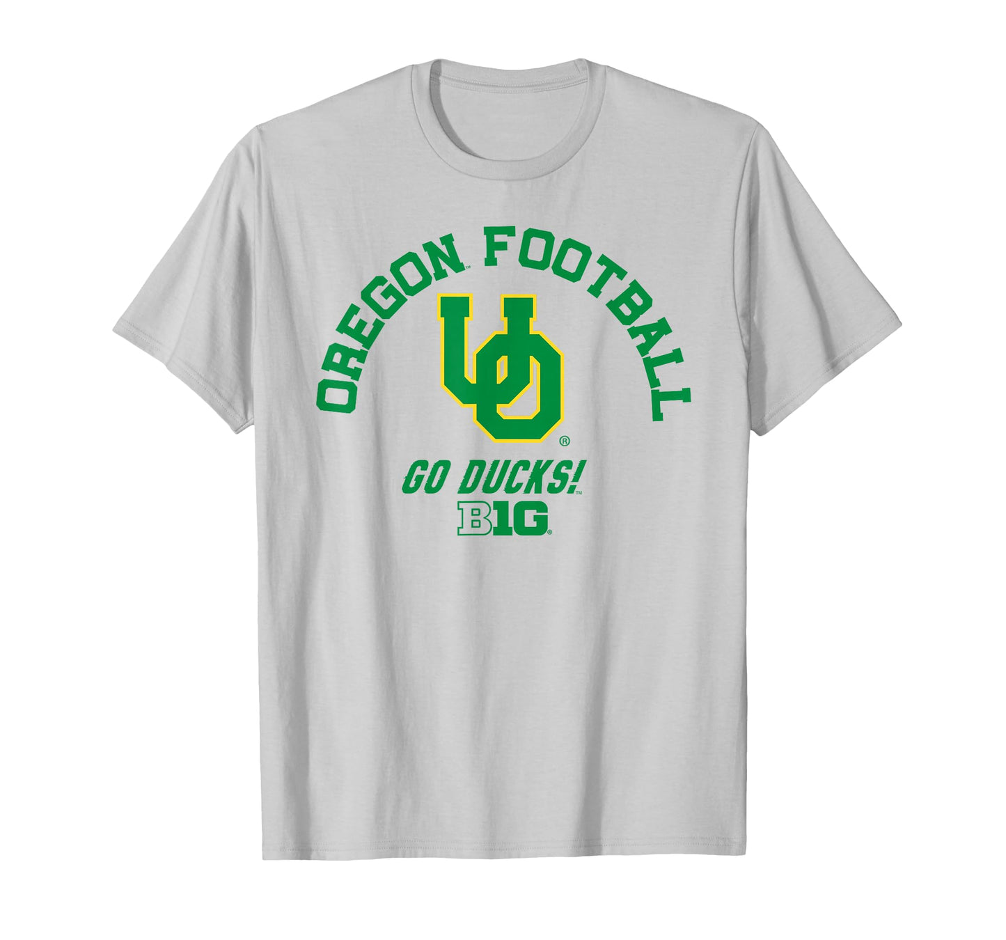 Oregon Ducks Big 10 Football Logo Officially Licensed T-Shirt