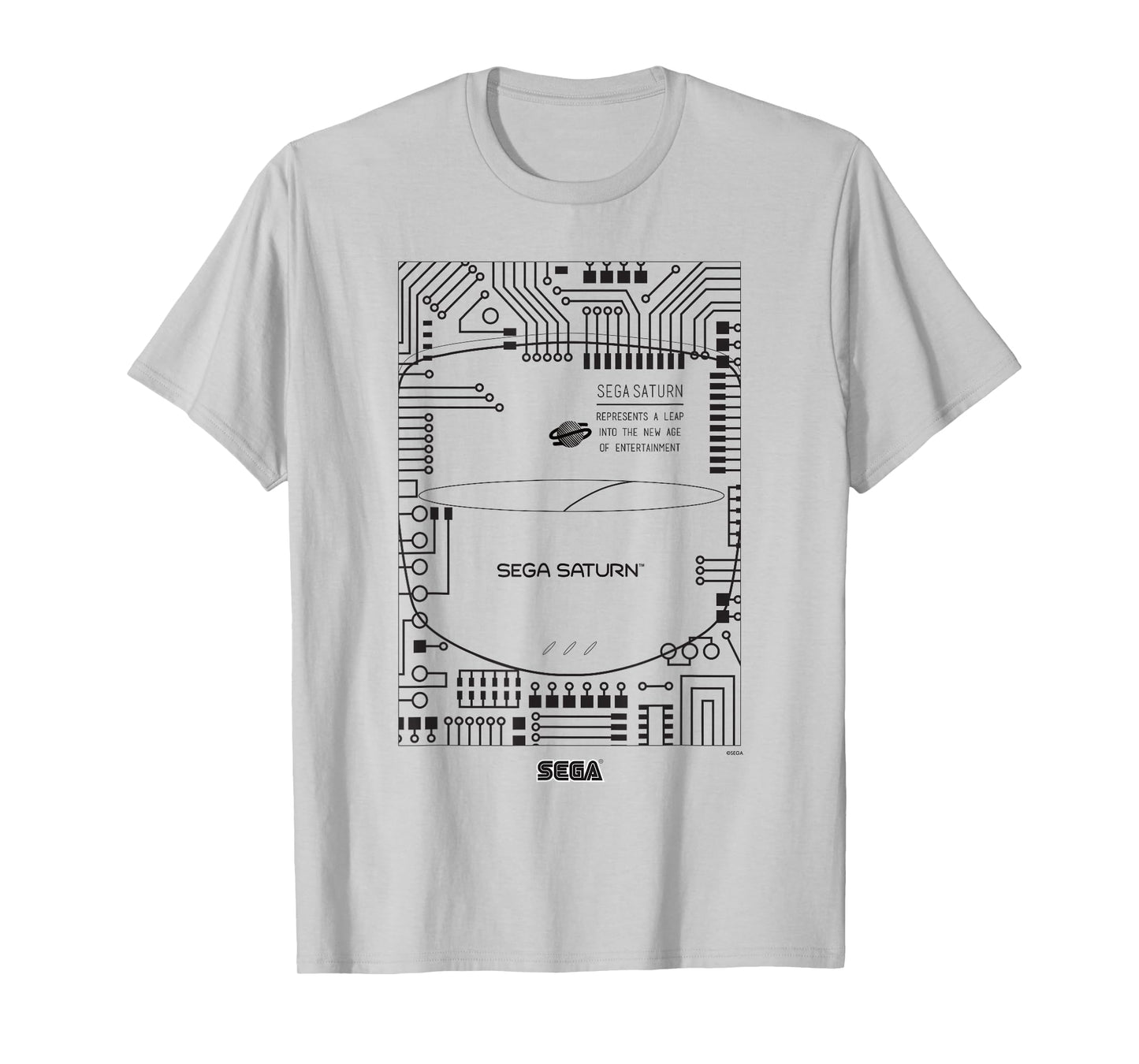SEGA Saturn microchip video game T-Shirt