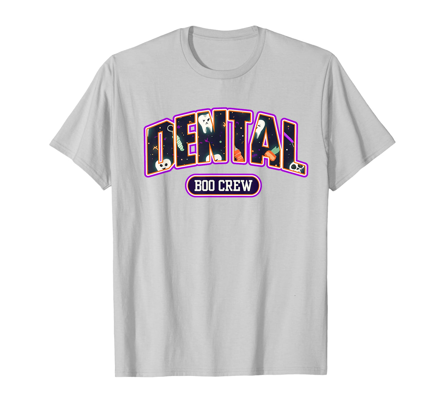 Halloween Dental Assistant Boo Crew Costume Teeth Dentist T-Shirt