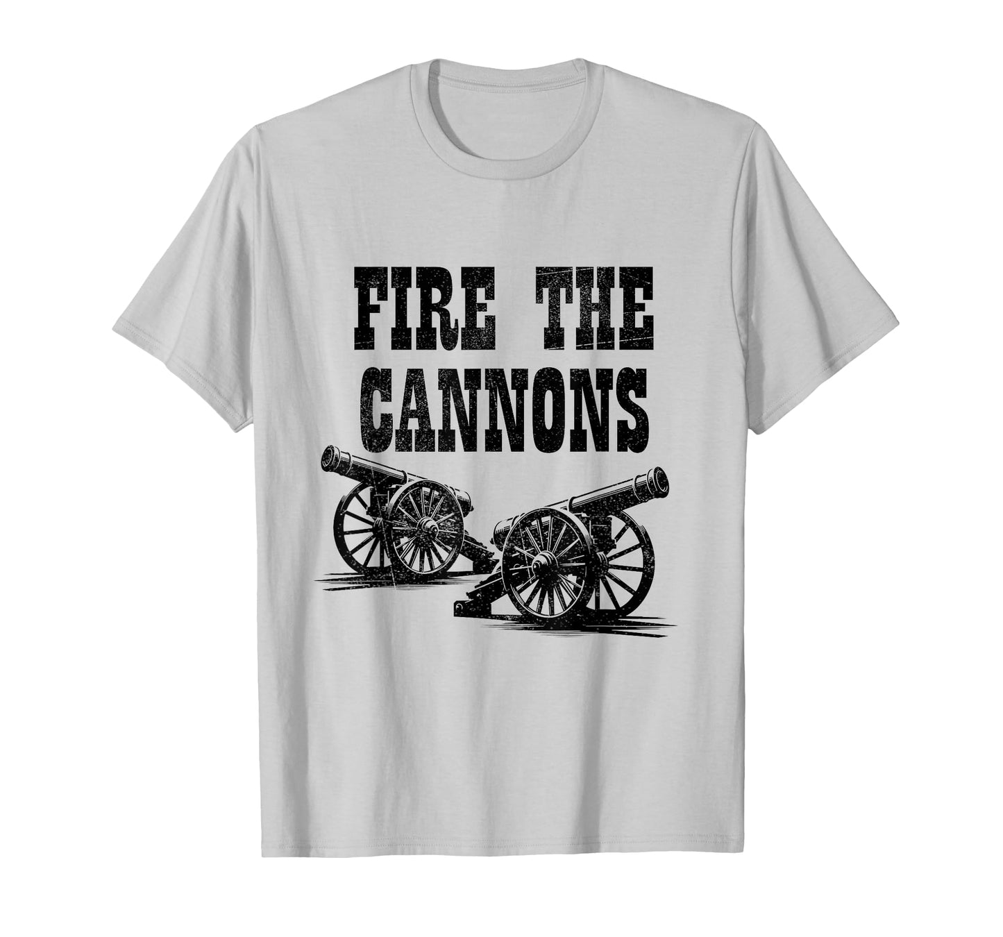 Fire The Cannons Cool Retro Vintage Double Cannon Classic T-Shirt