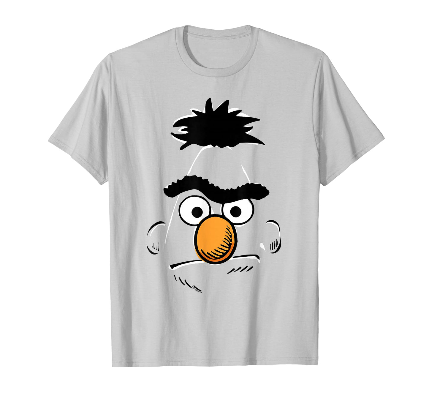 Sesame Street Bert Retro Sketch Face Halloween Costume T-Shirt
