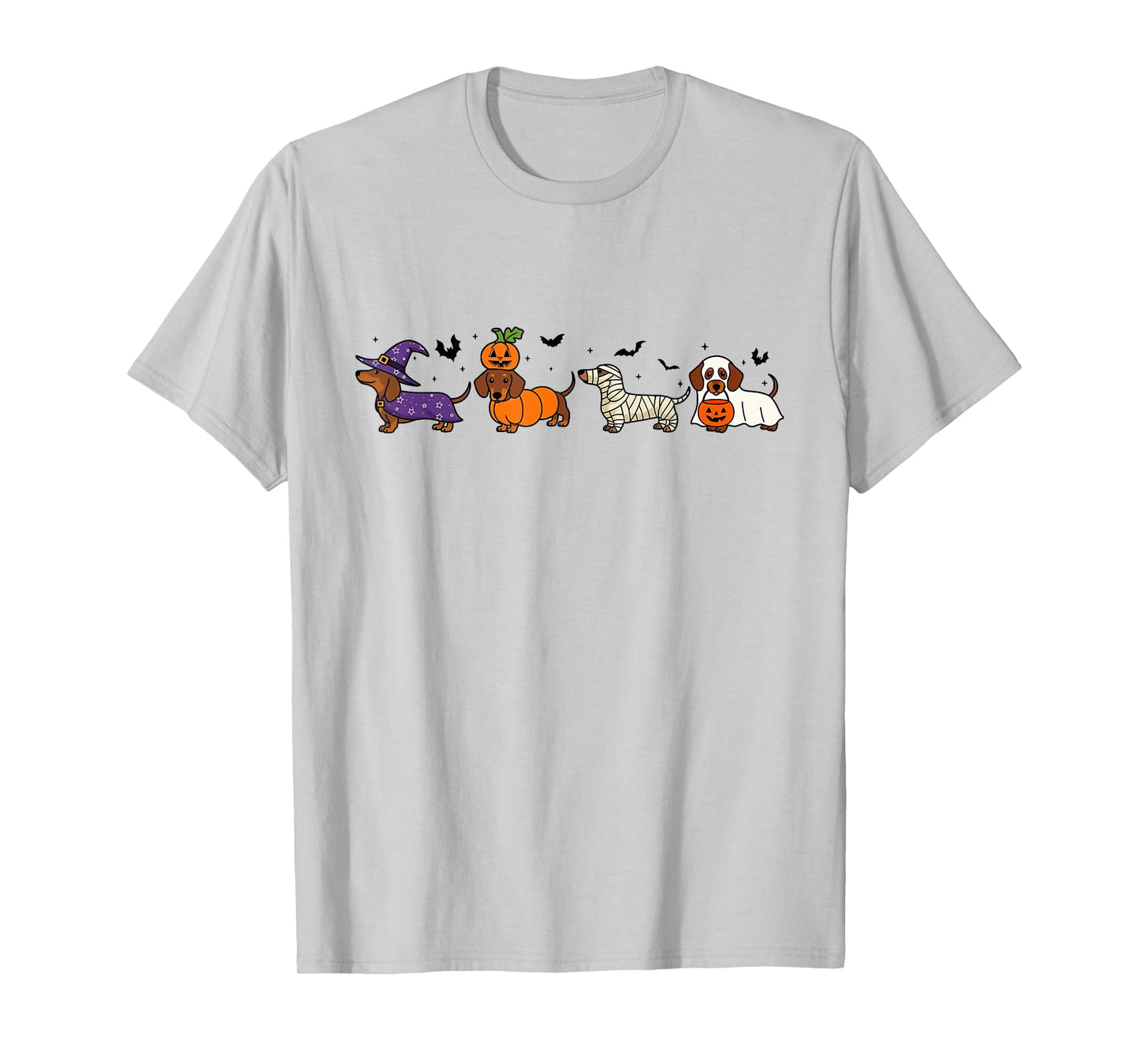 Dachshund Halloween Funny Hot Dog Sausage Dog Spooky Season T-Shirt