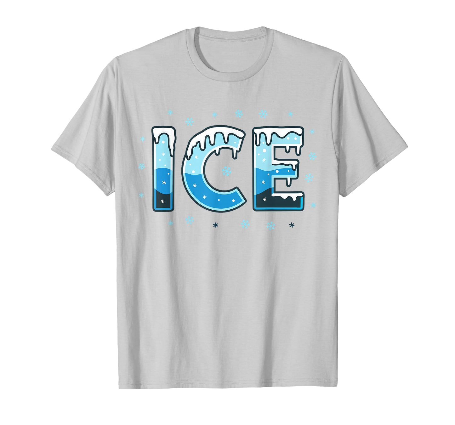 Ice Shirt Adult Kids Men Women Fire And Ice Costume T-Shirt