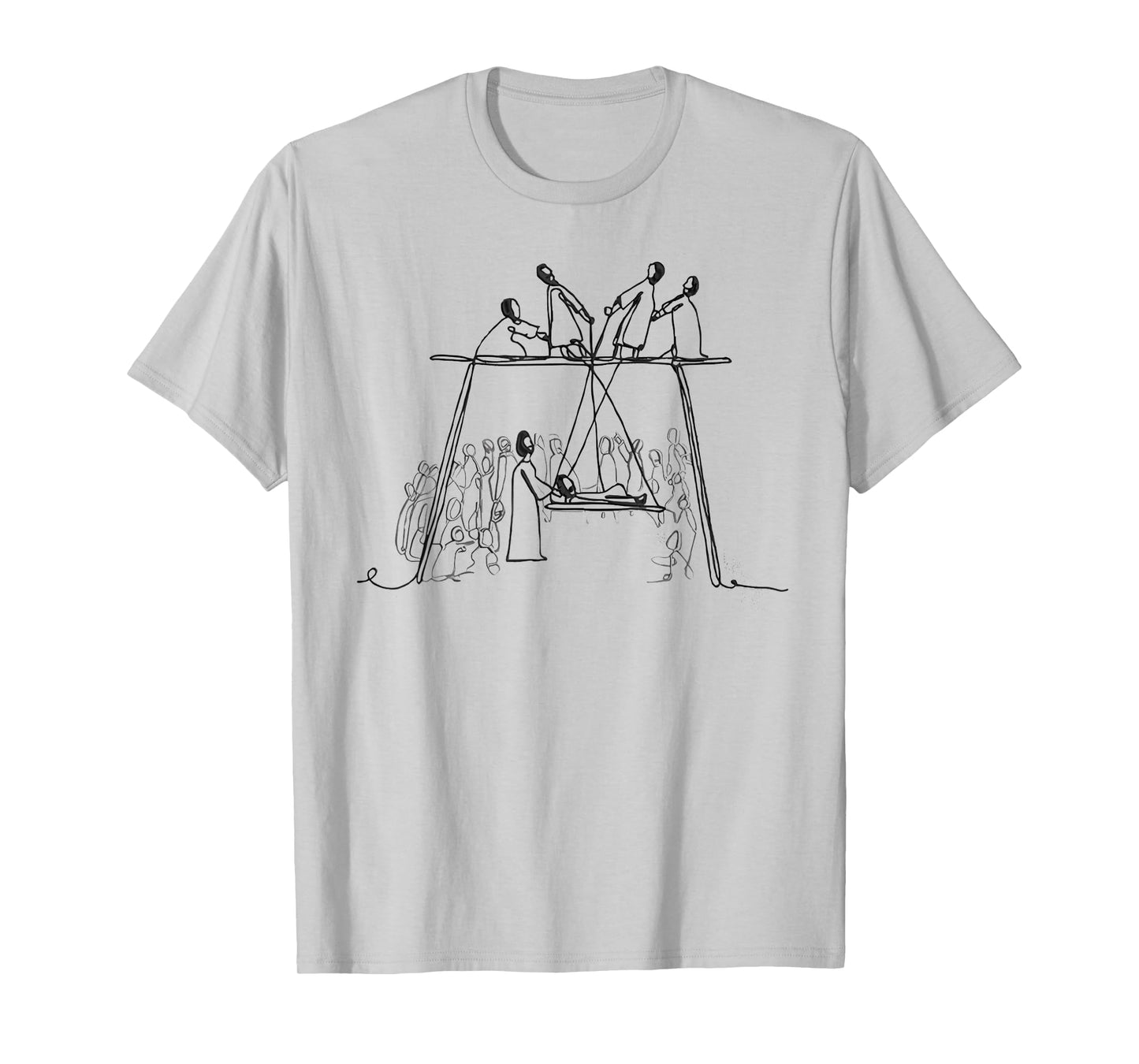 Retro Christian Healing Paralyzed Man T-Shirt