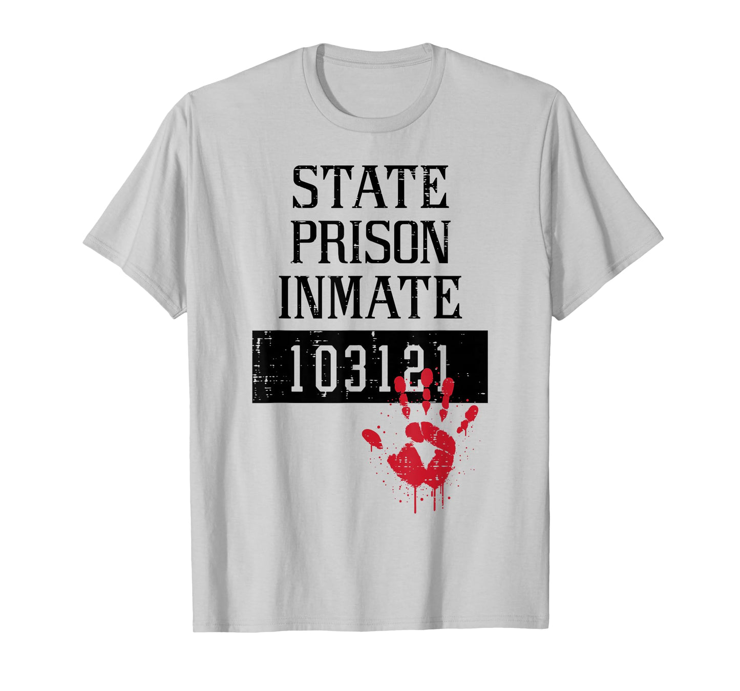 Halloween State Prison Inmate Funny Jail Costume Men Women T-Shirt