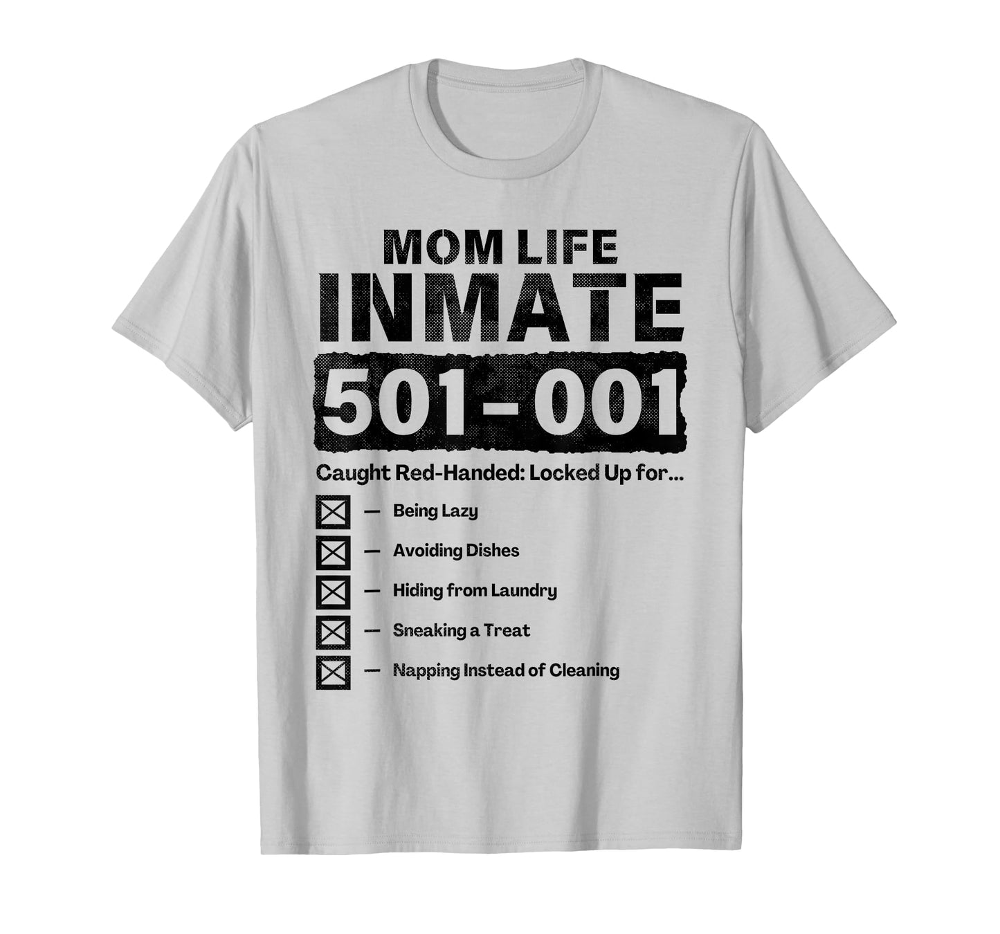 Mom Life Inmate Funny Matching Halloween Costume T-Shirt