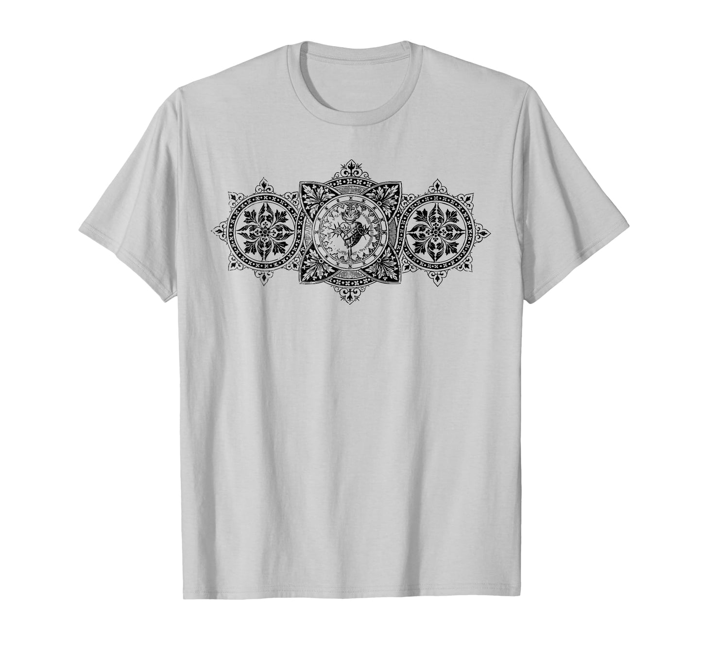 Vintage Sacred Heart of Jesus Symbol Traditional Catholic T-Shirt