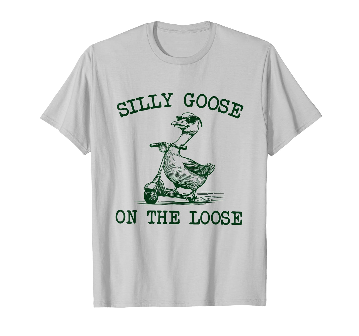 Funny Silly Goose On The Loose Silly Goose Boy Girl Kids T-Shirt