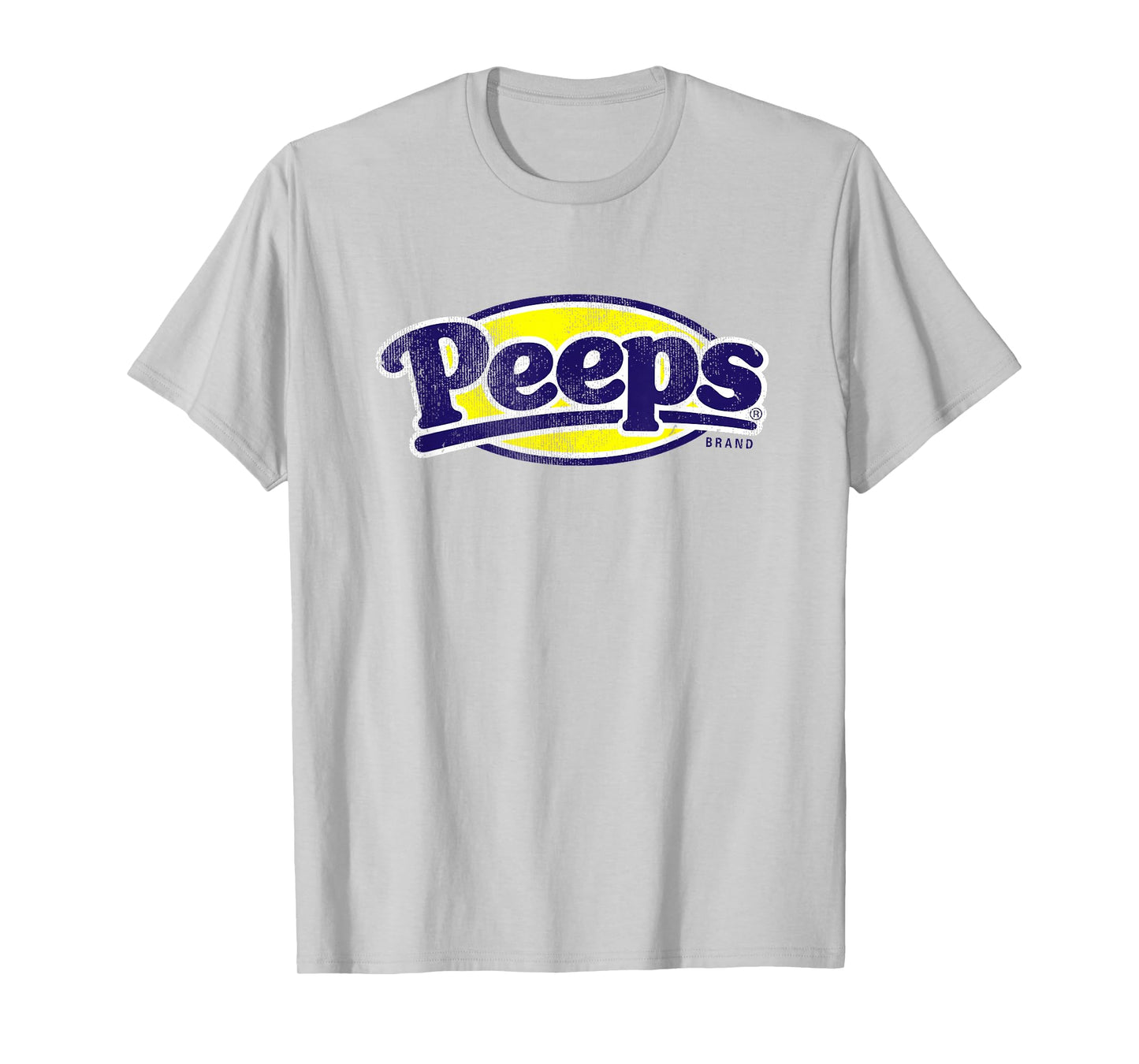 Peeps Easter Classic Distressed Peeps Brand Logo T-Shirt