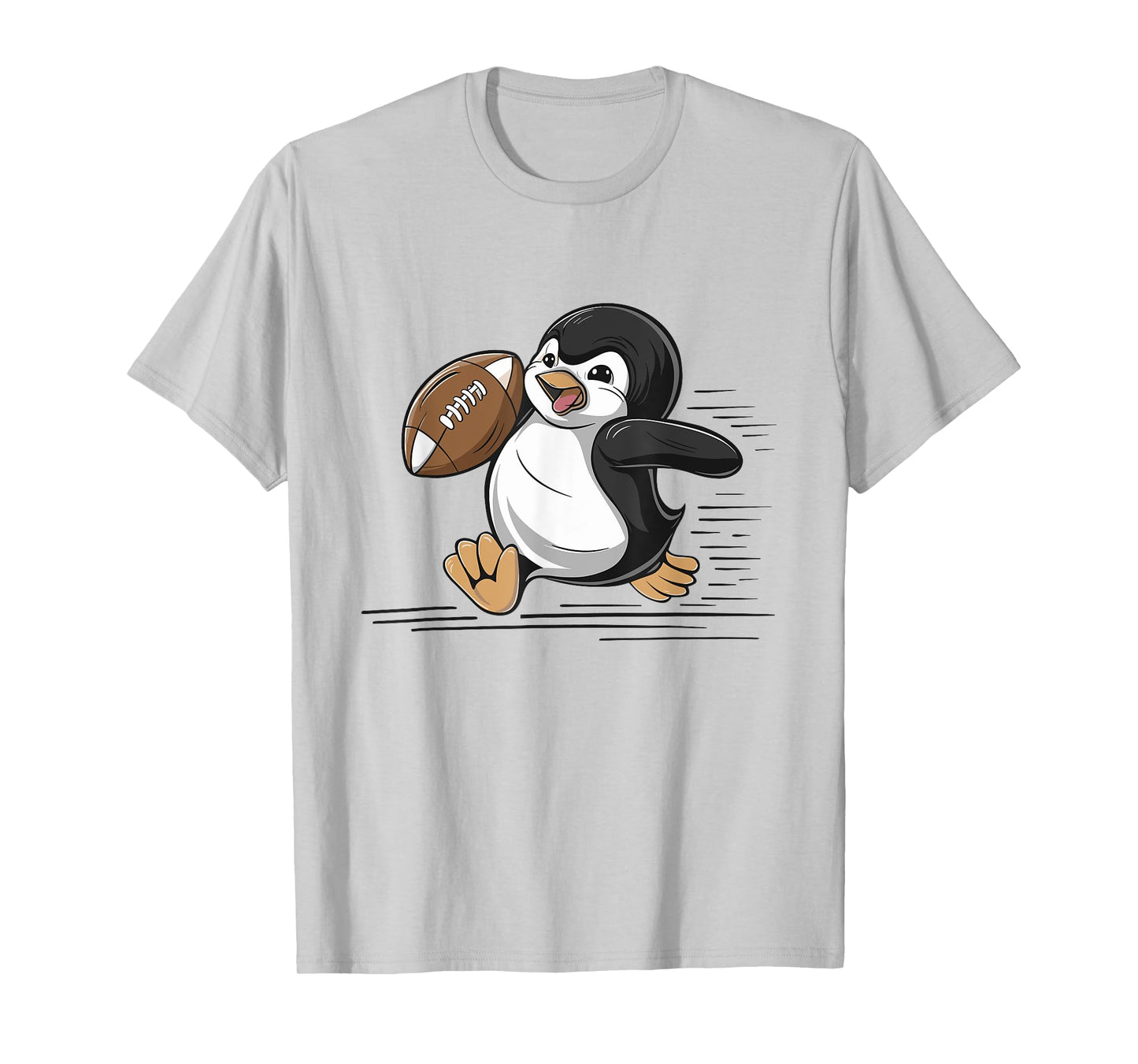 Penguin Playing Football Player Sports T-Shirt