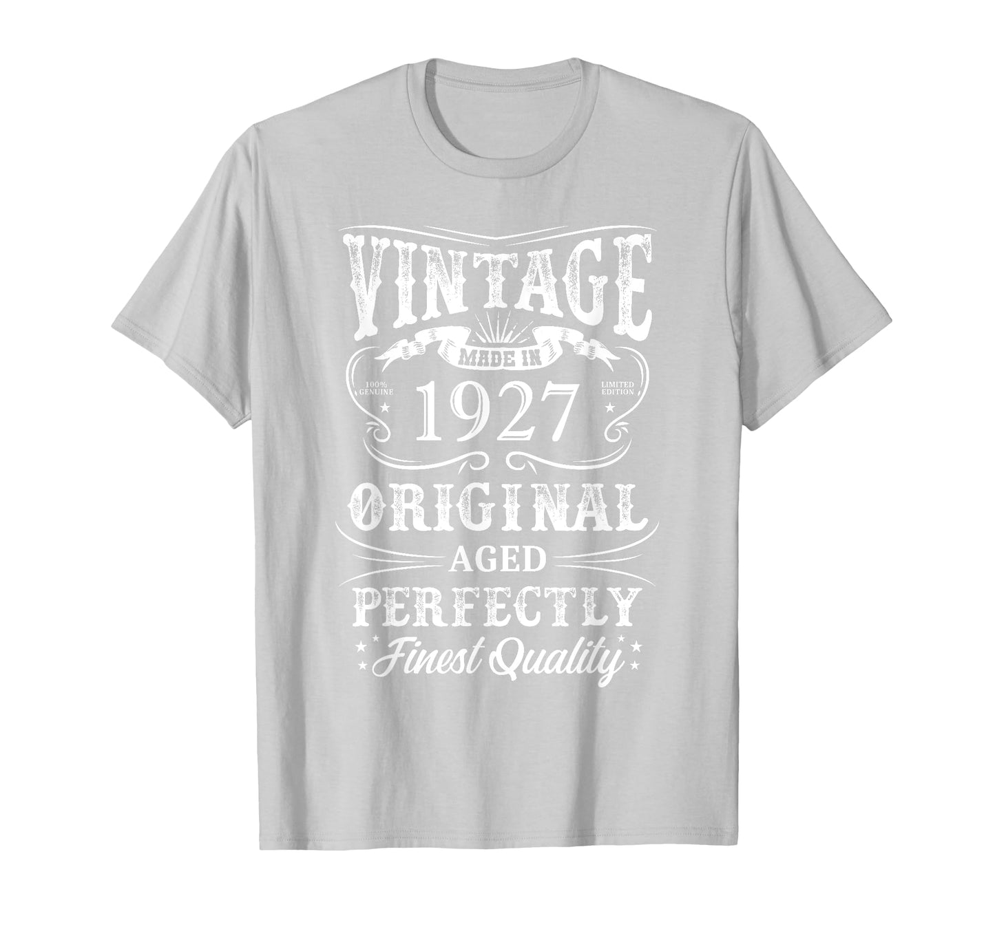 1927 Original Birth Year Vintage Made In 1927 T-Shirt