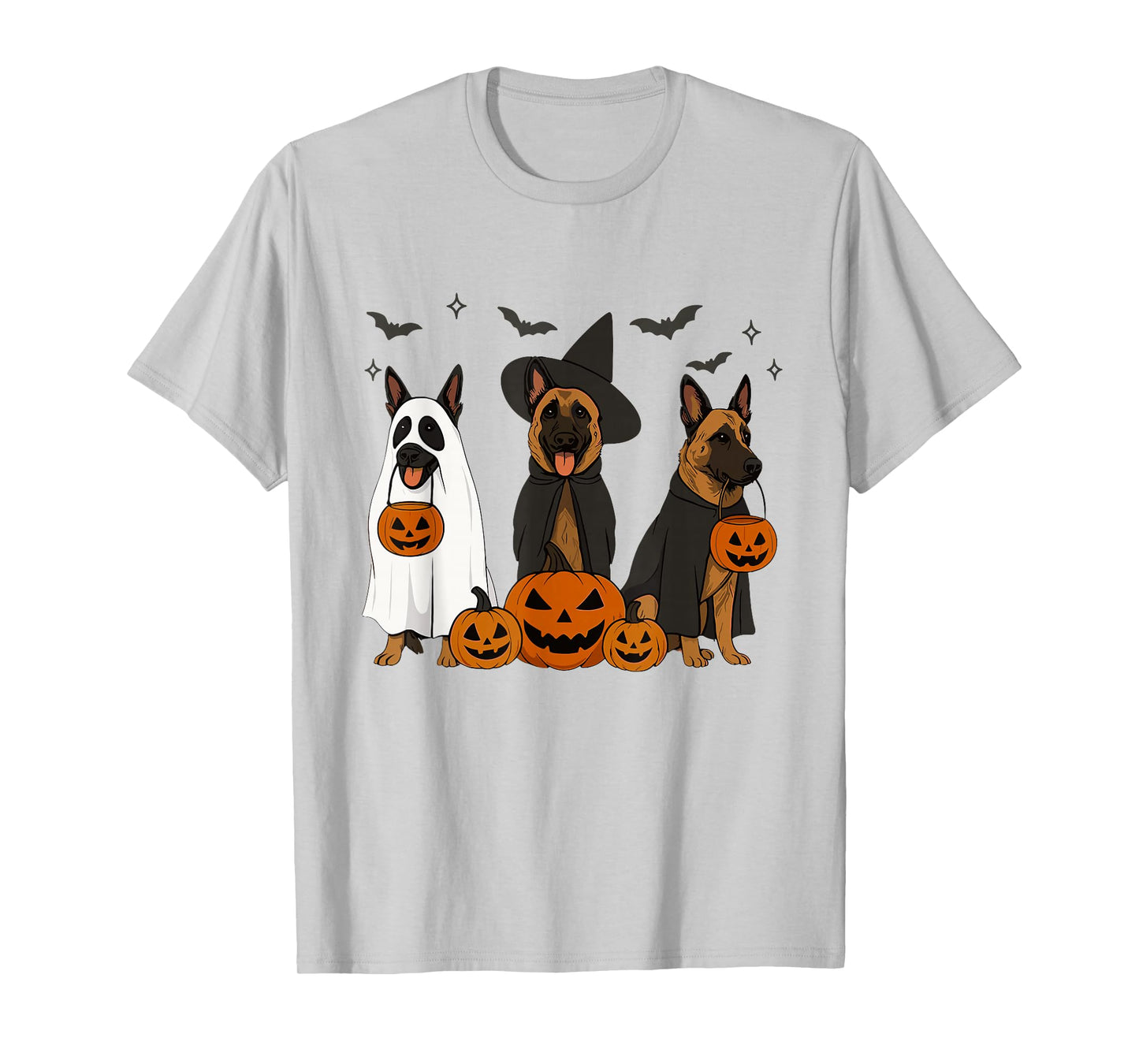 Belgian Malinois Halloween Belgian Shepherd Witch Dog Mom T-Shirt