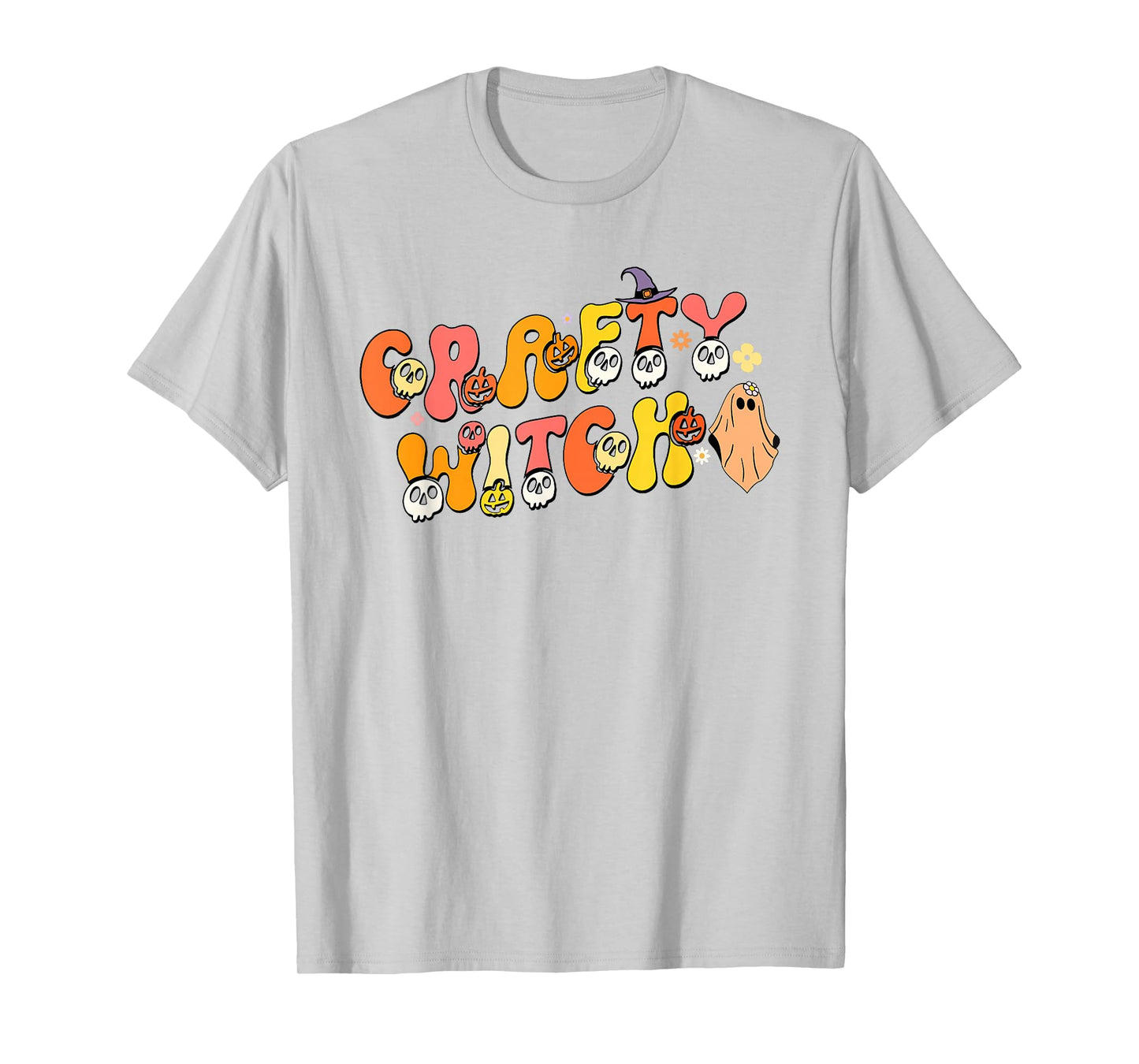 Crafty Witch Halloween Ghost T-Shirt