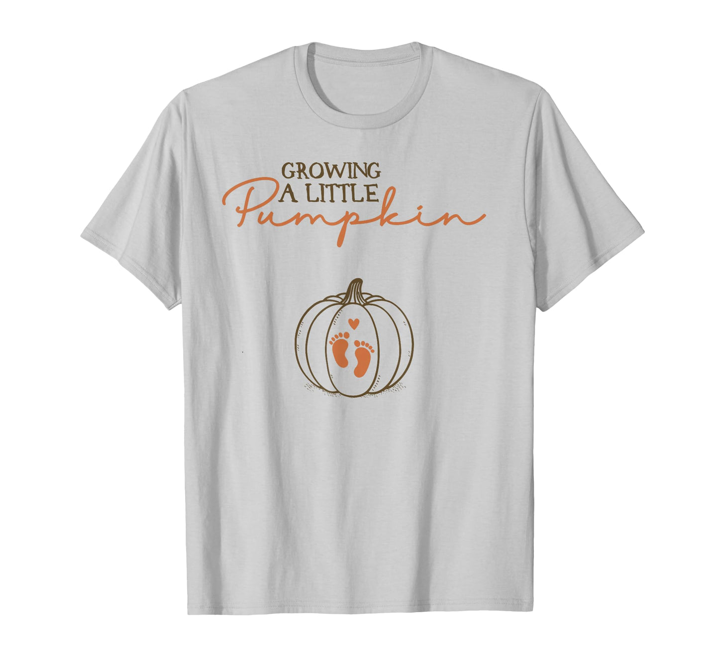 Growing A Little Pumpkin - Funny Pregnancy Halloween T-Shirt