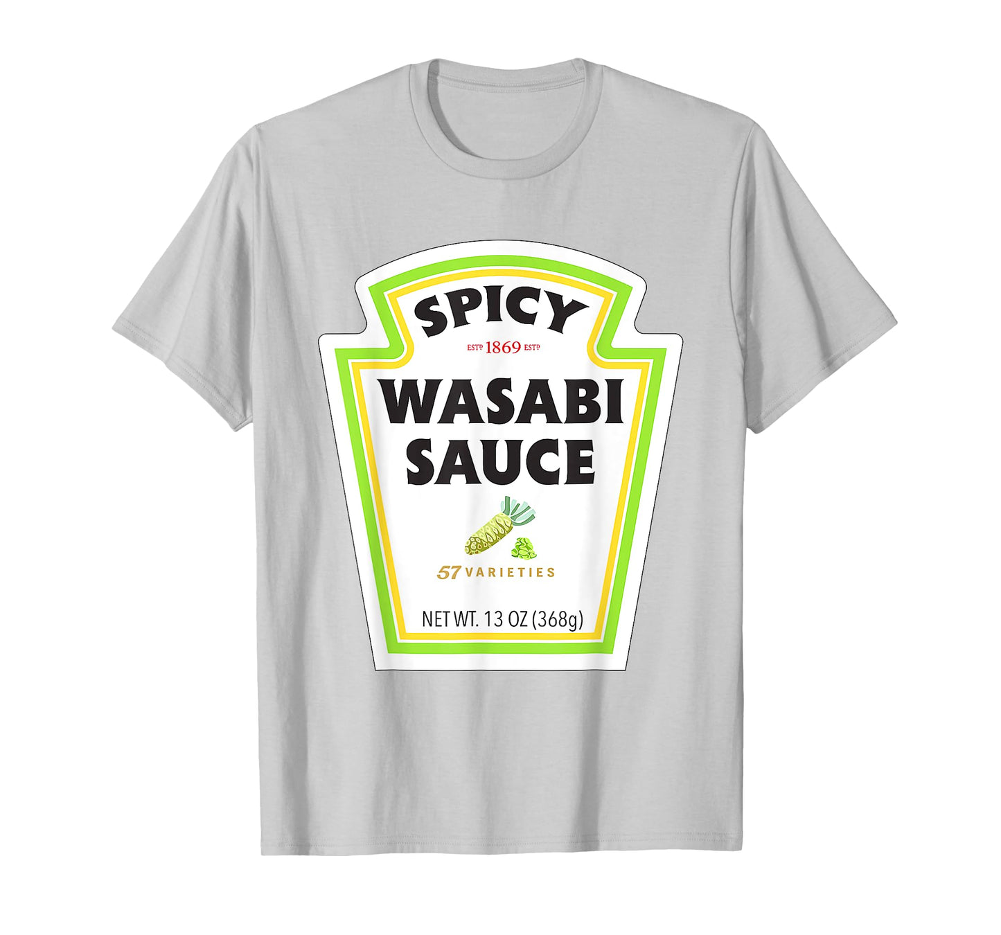 Spicy Wasabi Sauce Halloween Costume Matching Couples Group T-Shirt