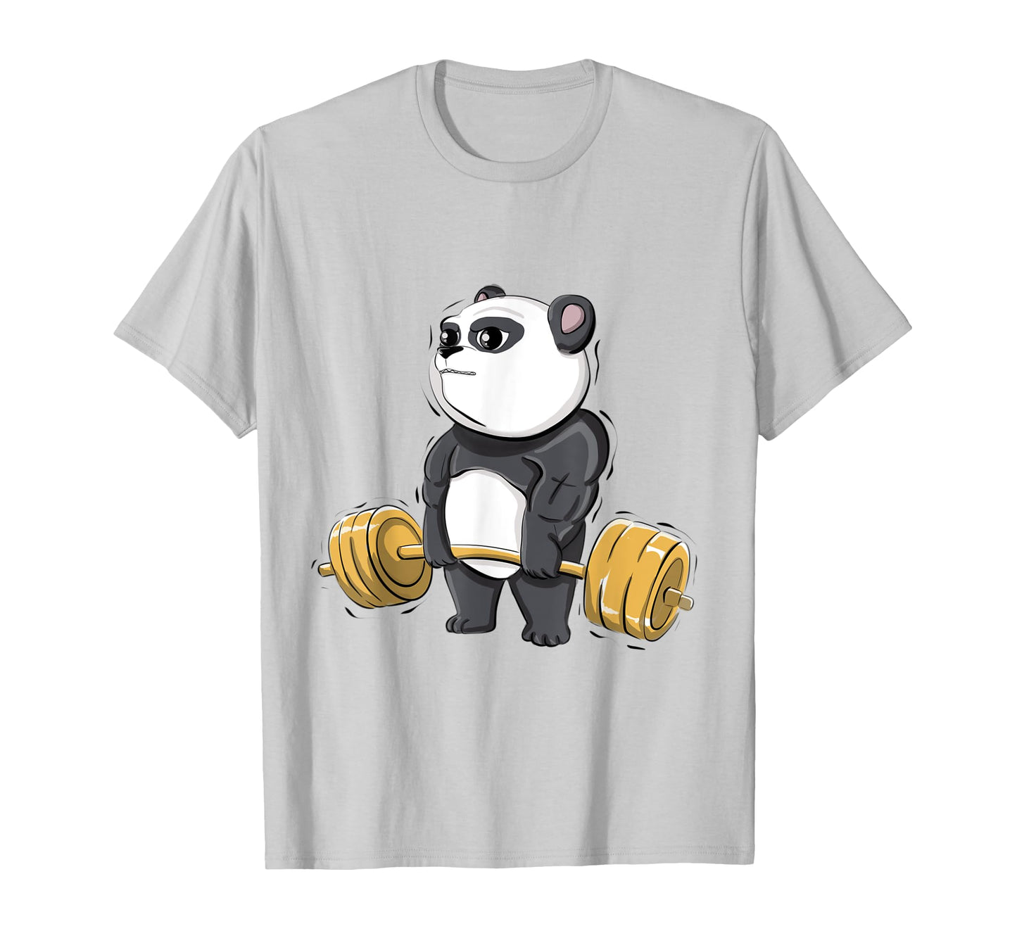 Panda Dad Weightlifting Fitness Gym Funny Panda T-Shirt