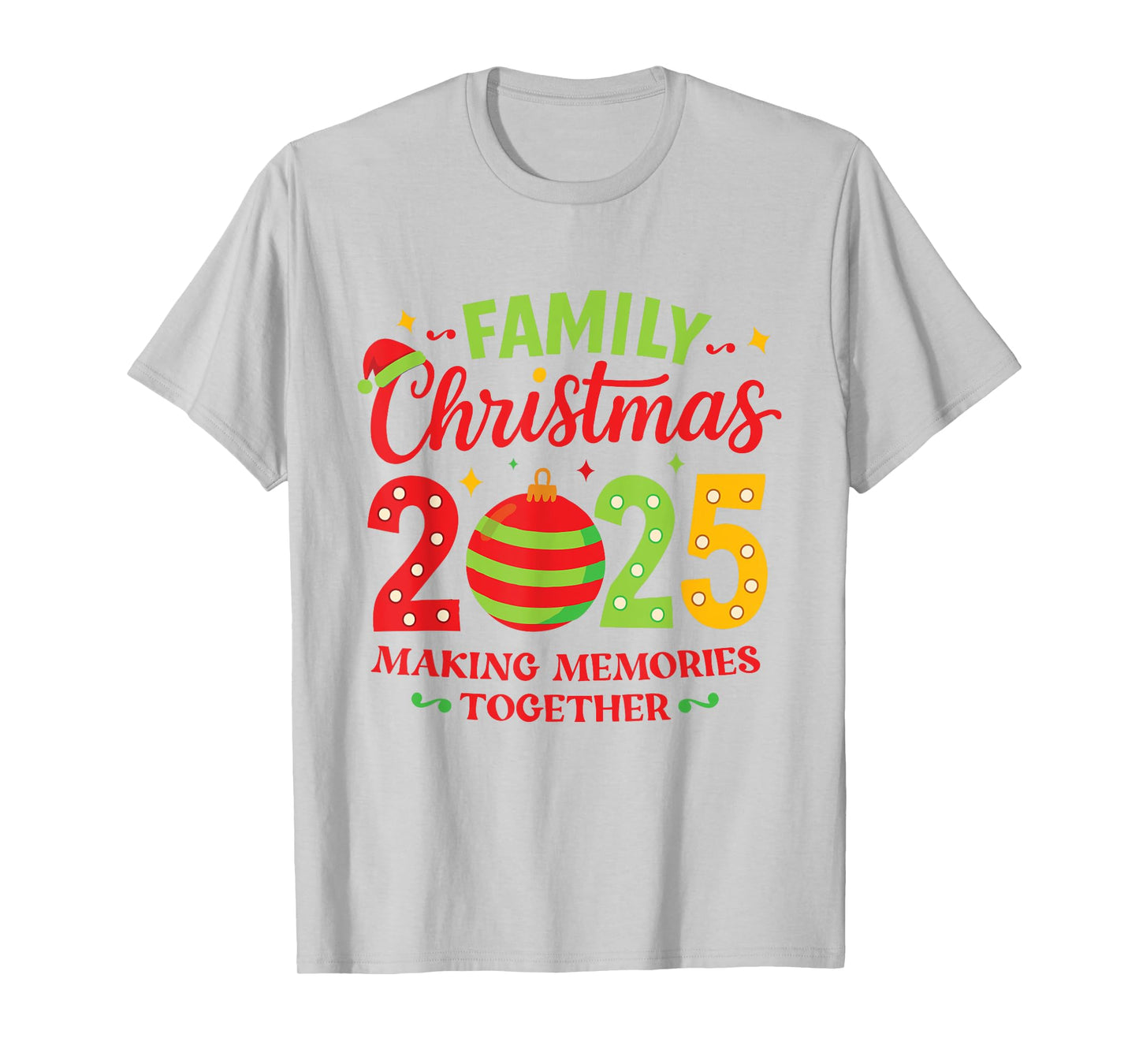 Family Christmas 2025 Group Matching Squad Funny Santa Elf T-Shirt