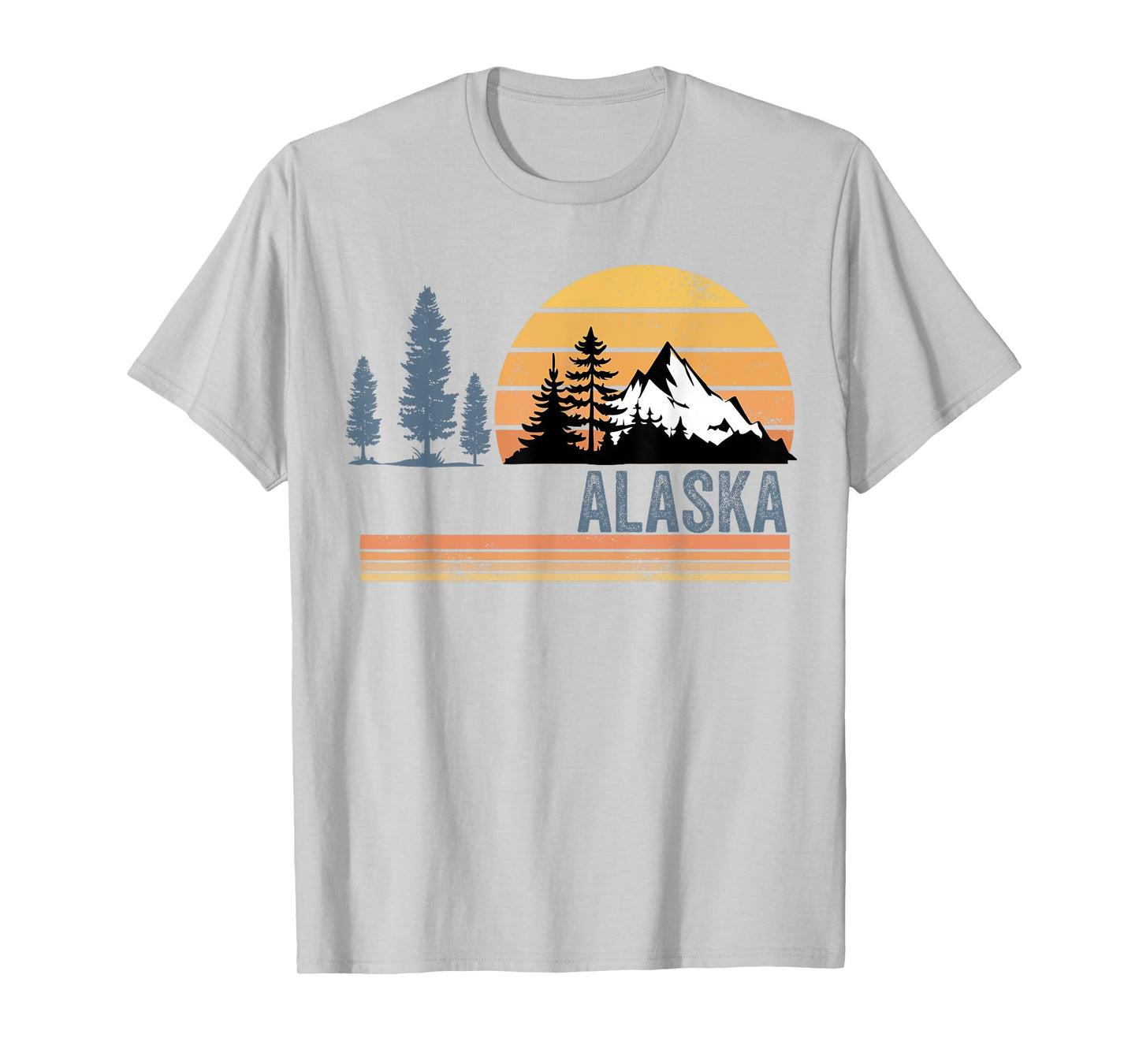 Alaska Souvenir Alaskan Vacation Vintage Travel Men Women T-Shirt