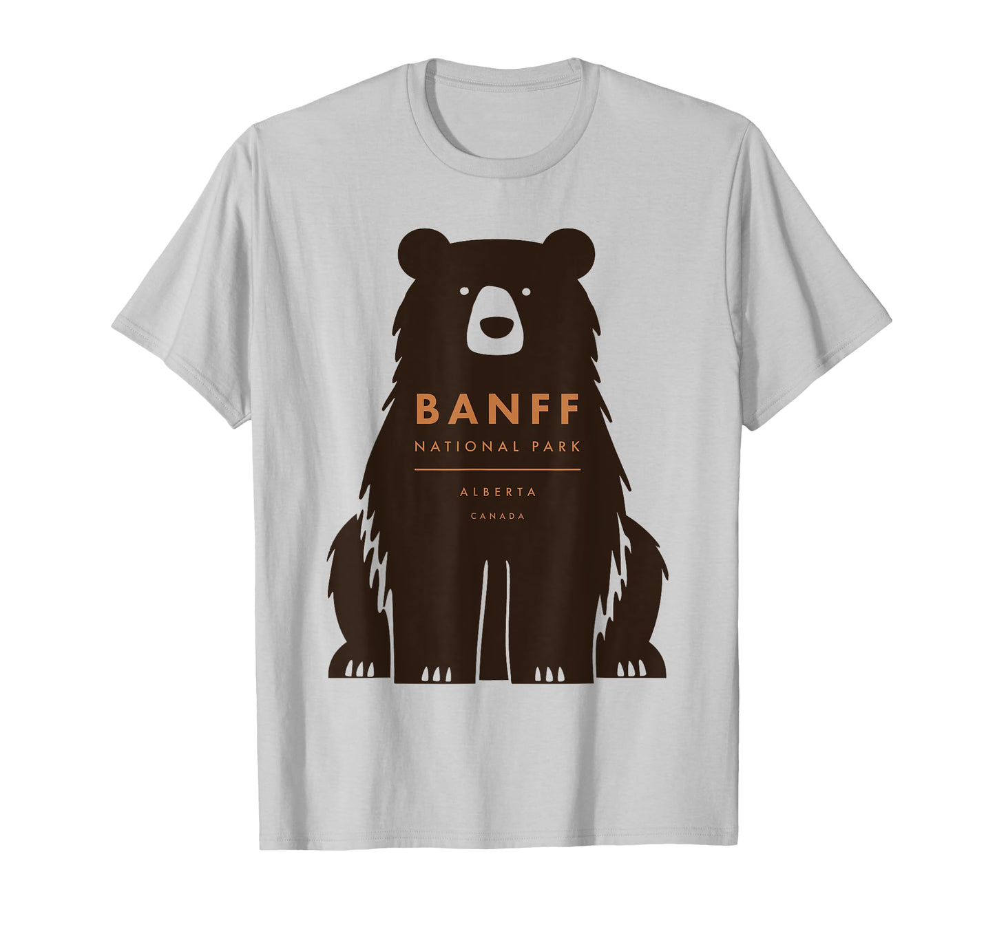 Banff National Park Alberta Canada Retro Vintage Bear T-Shirt