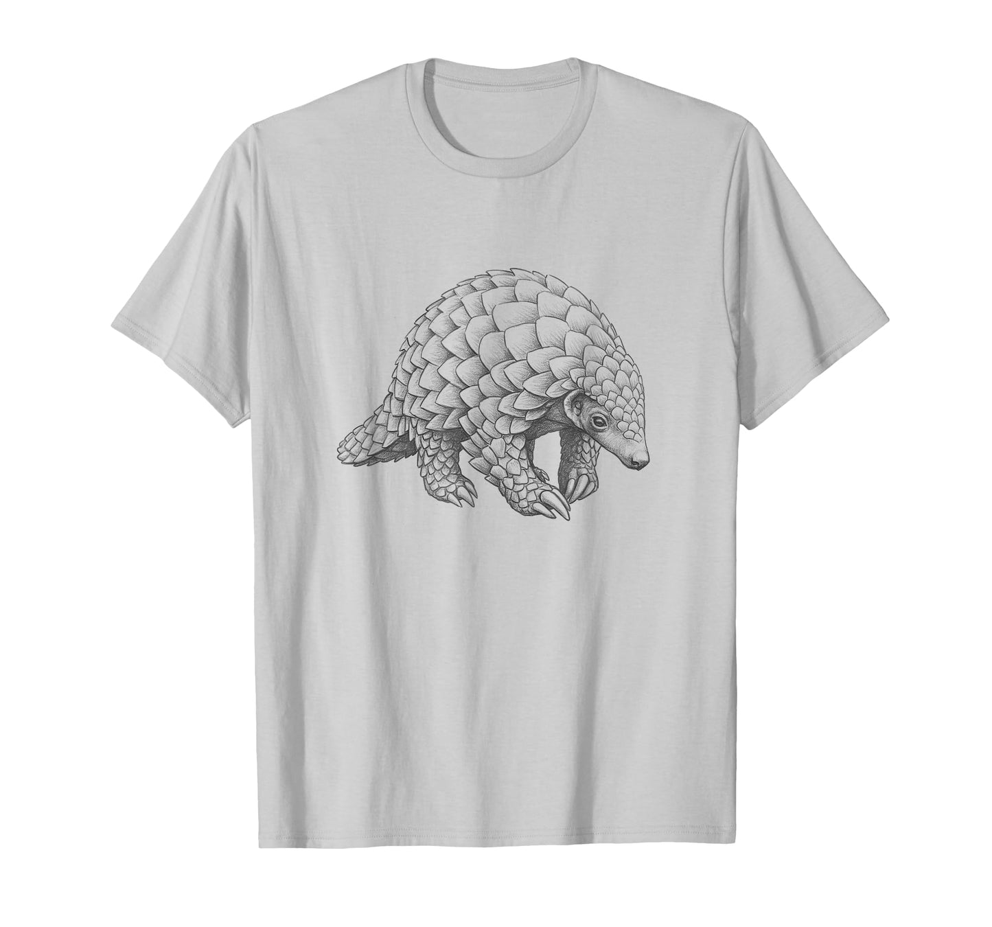 Vintage Pangolin Drawing Art Design T-Shirt