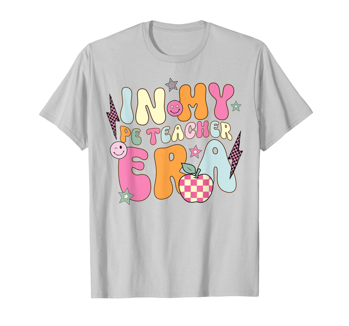 In My PE Teacher Era Physical Education Teacher groovy T-Shirt