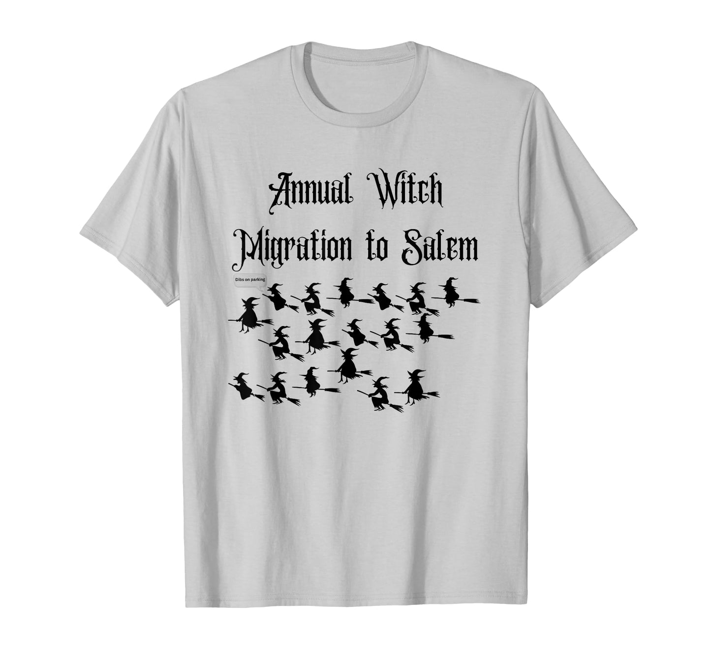 Funny Novelty Salem Mass Halloween Vintage Flying Witch T-Shirt