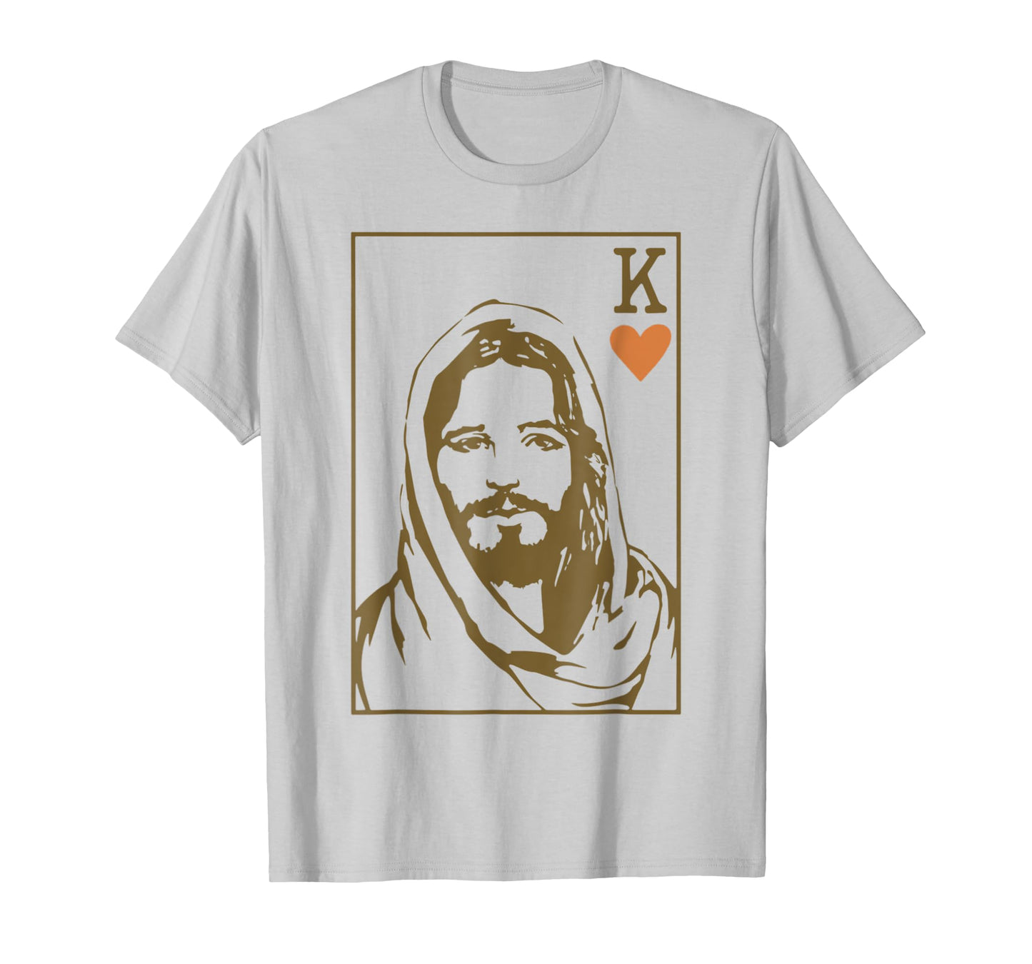 King of Hearts Card Christian T-Shirt