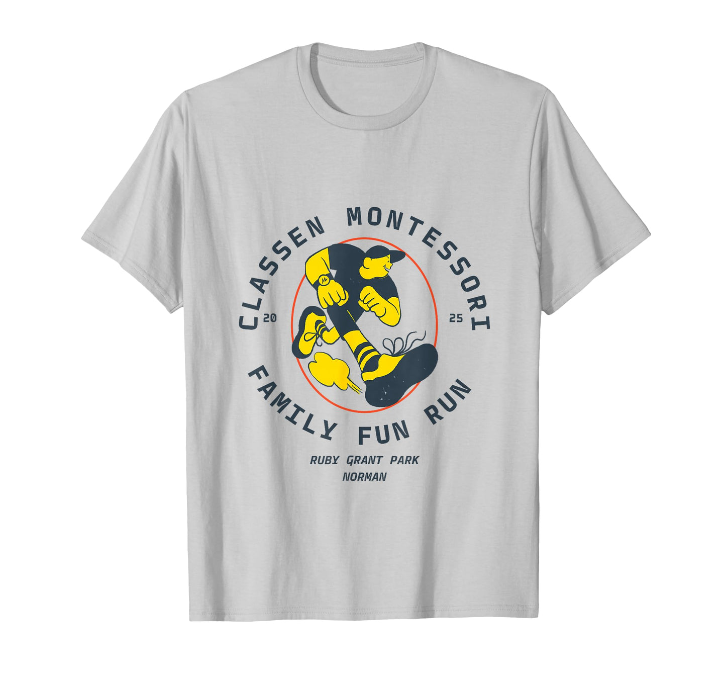 CLASSEN Montessori School Family Fun Run 2025 T-Shirt