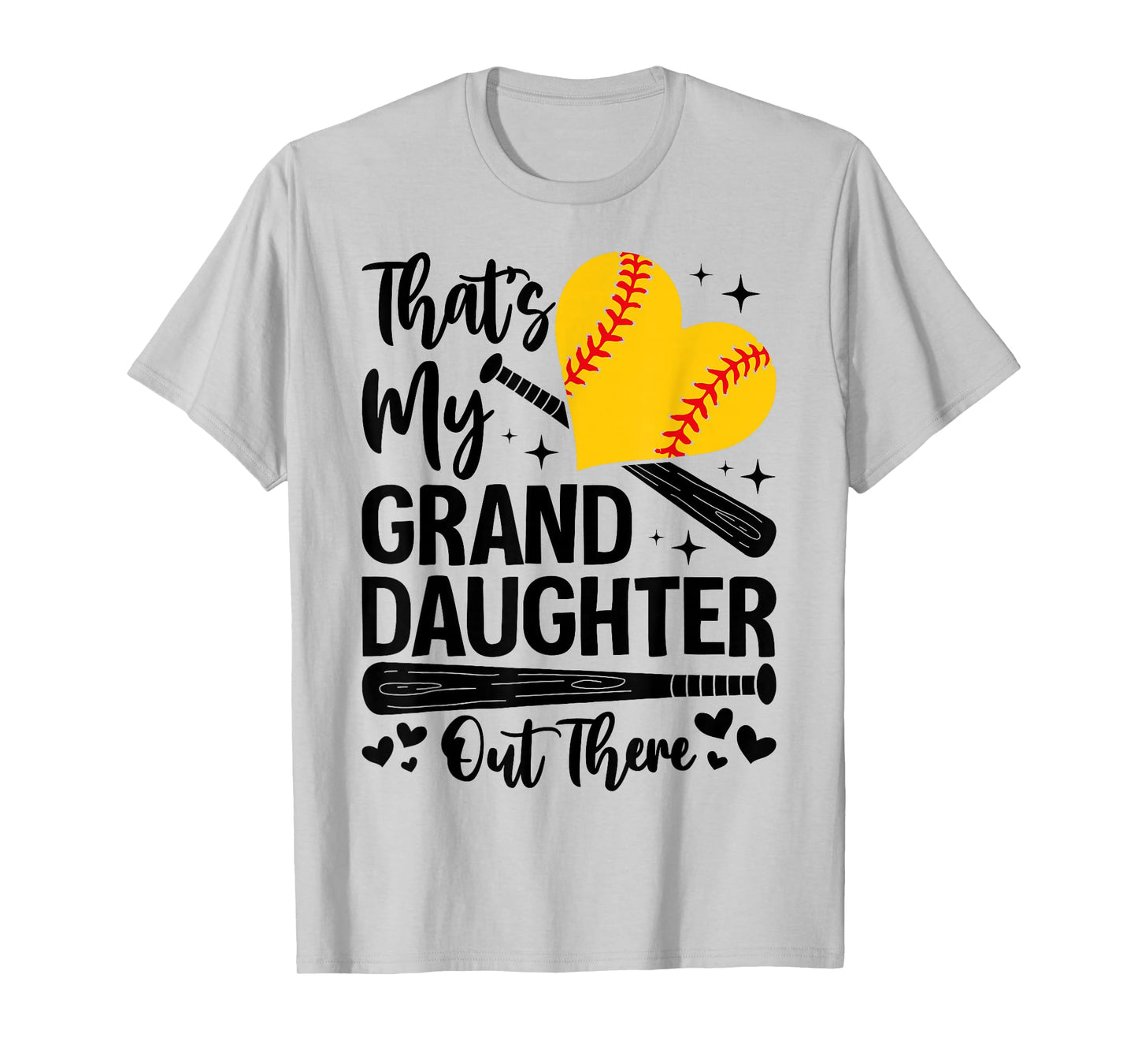 That's My Granddaughter Out There Softball Grandma Grandpa T-Shirt